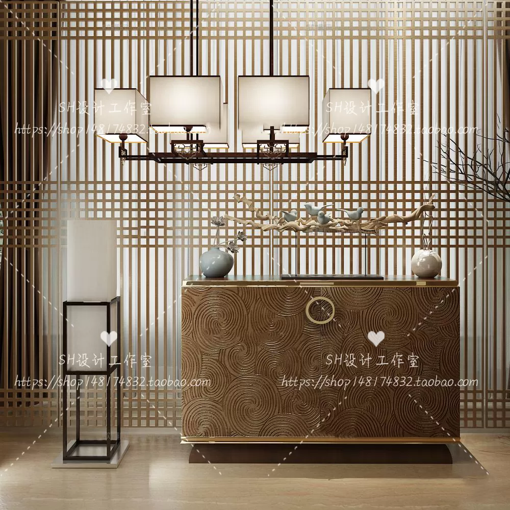 Side Cabinets – 3D Models – 0191