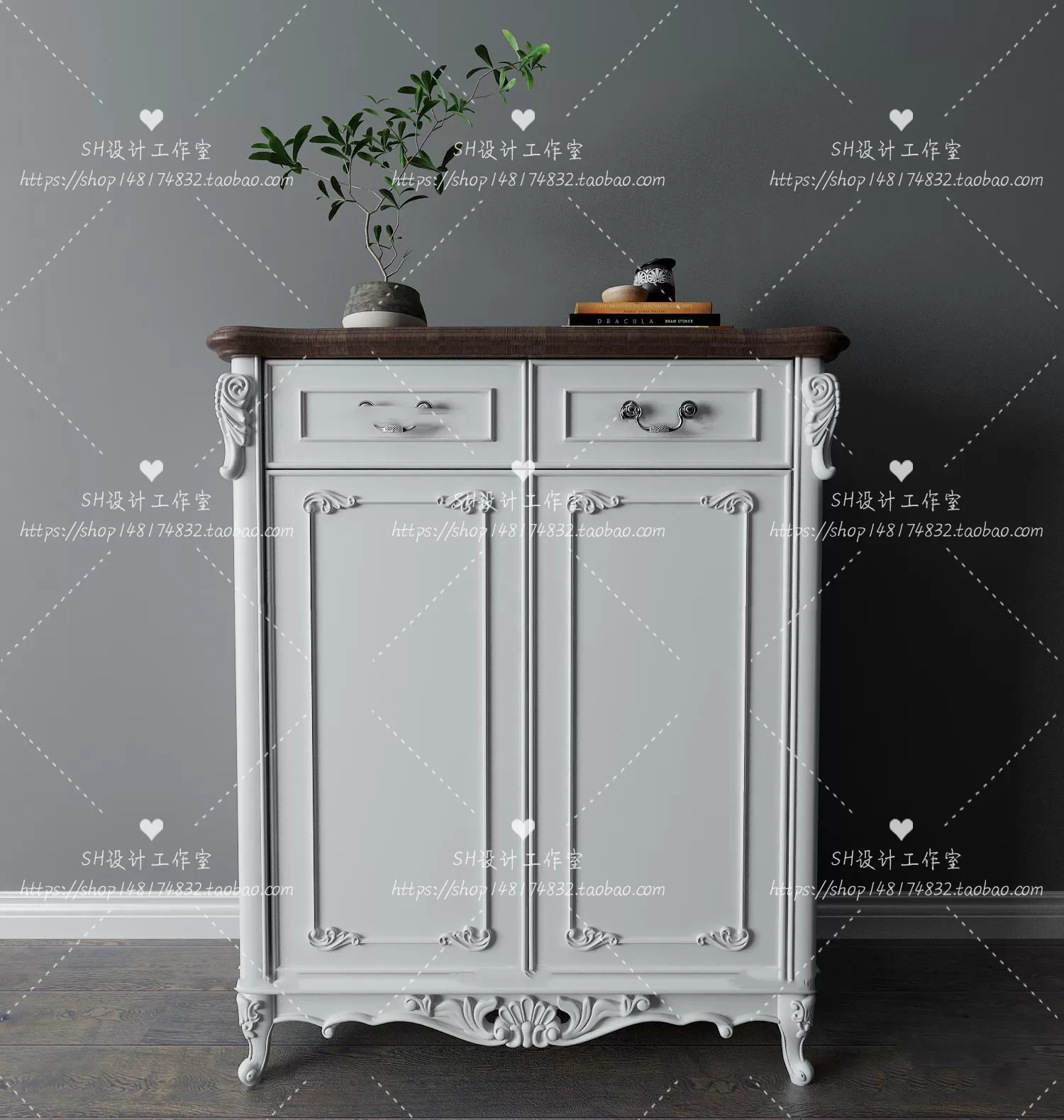 Wardrobe Shoe – Clothes Cabinets – Wardropes – 3D Models – 0096