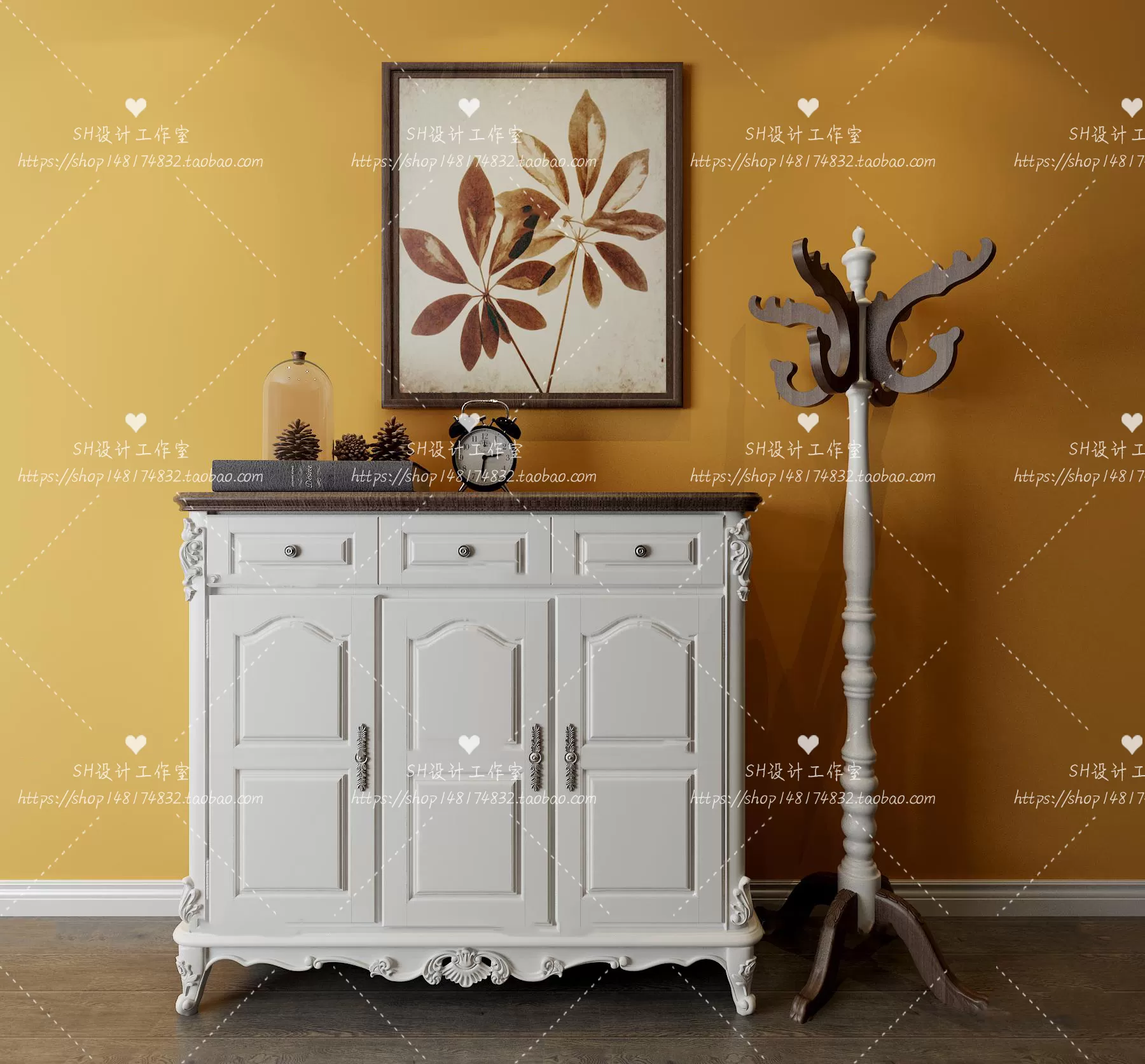 Wardrobe Shoe – Clothes Cabinets – Wardropes – 3D Models – 0099