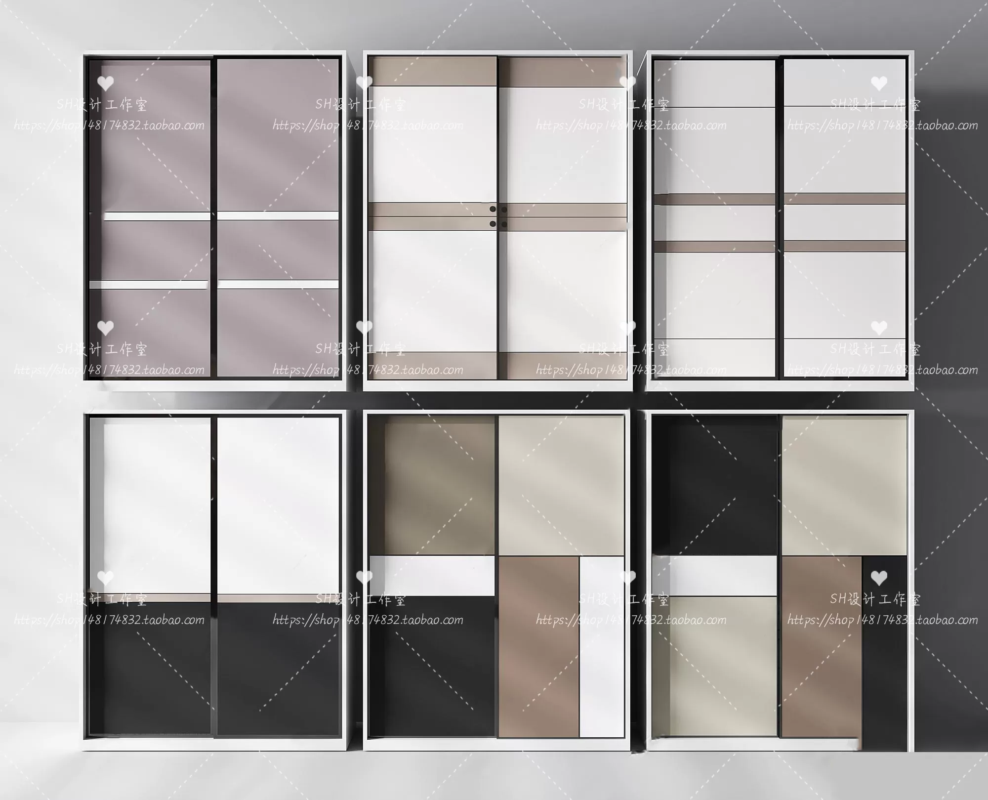 Wardrobe Shoe – Clothes Cabinets – Wardropes – 3D Models – 0101