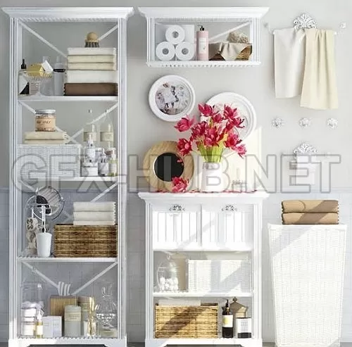 Bathroom shelving 3D Model – 207403 Bathroom shelving 3D Model – 207403