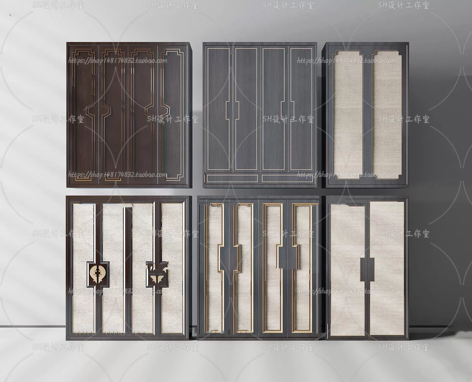 Wardrobe Shoe – Clothes Cabinets – Wardropes – 3D Models – 0246