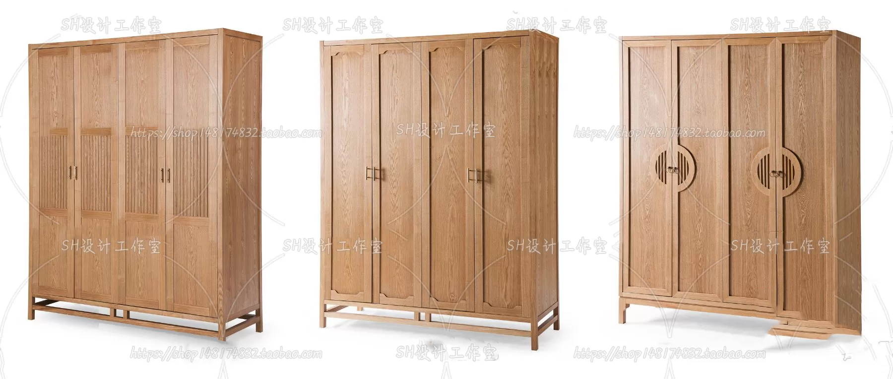Wardrobe Shoe – Clothes Cabinets – Wardropes – 3D Models – 0249