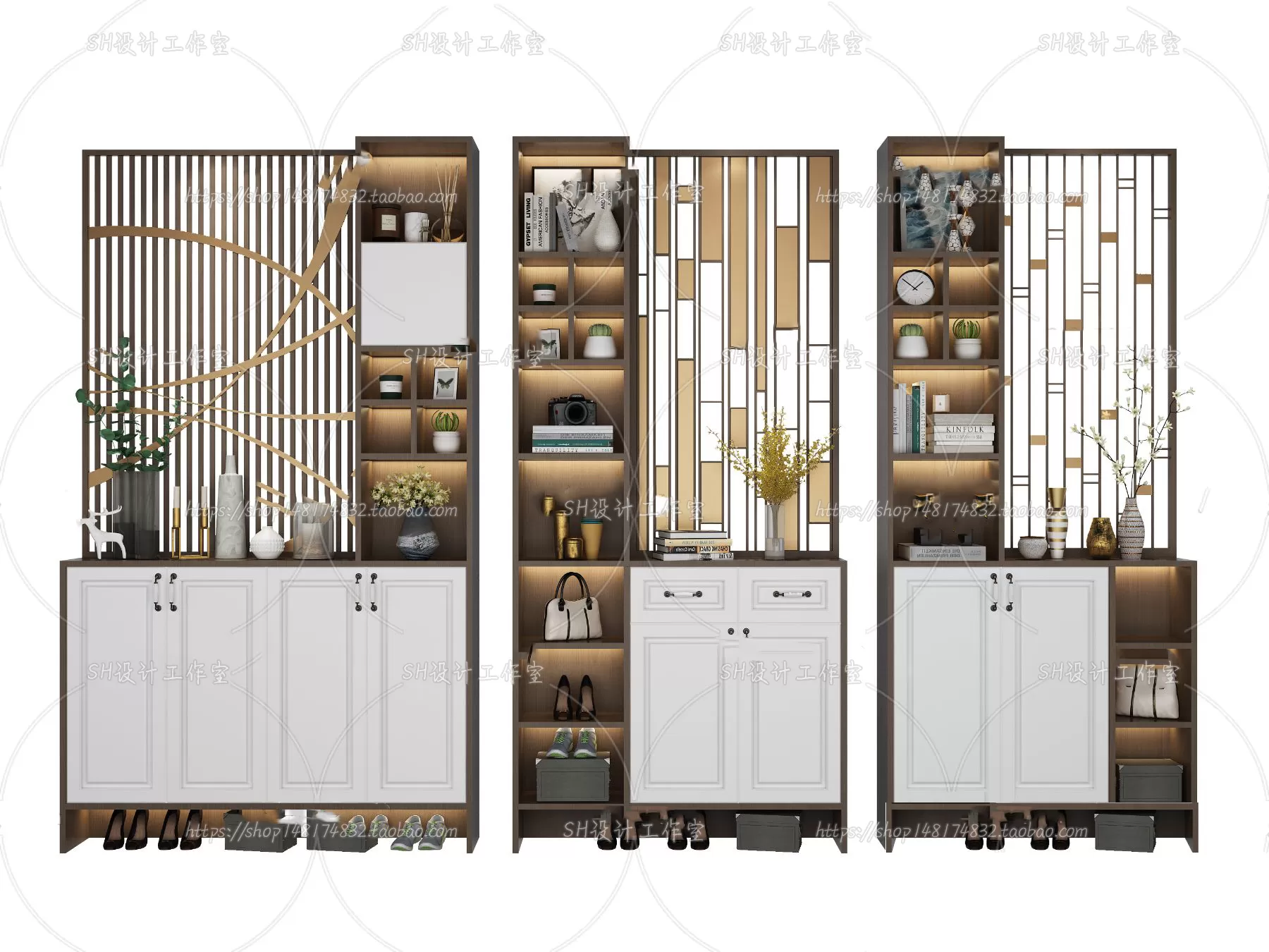 Wardrobe Shoe – Clothes Cabinets – Wardropes – 3D Models – 0292
