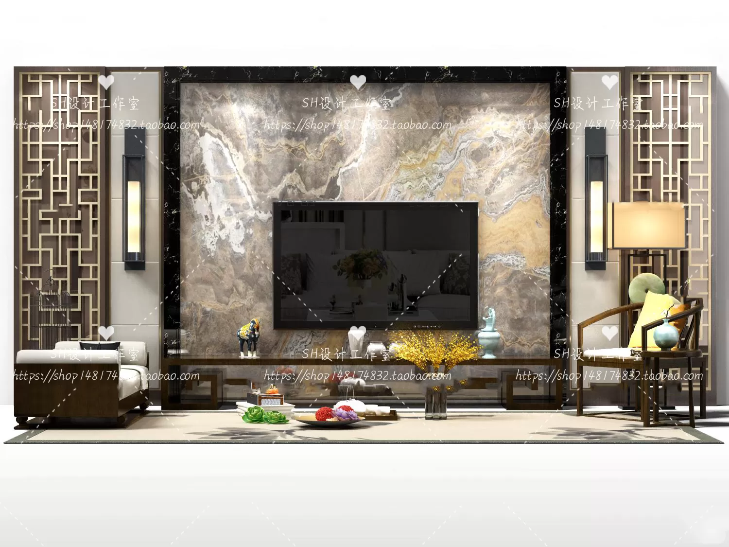 TV Cabinets – 3D Models – 0001