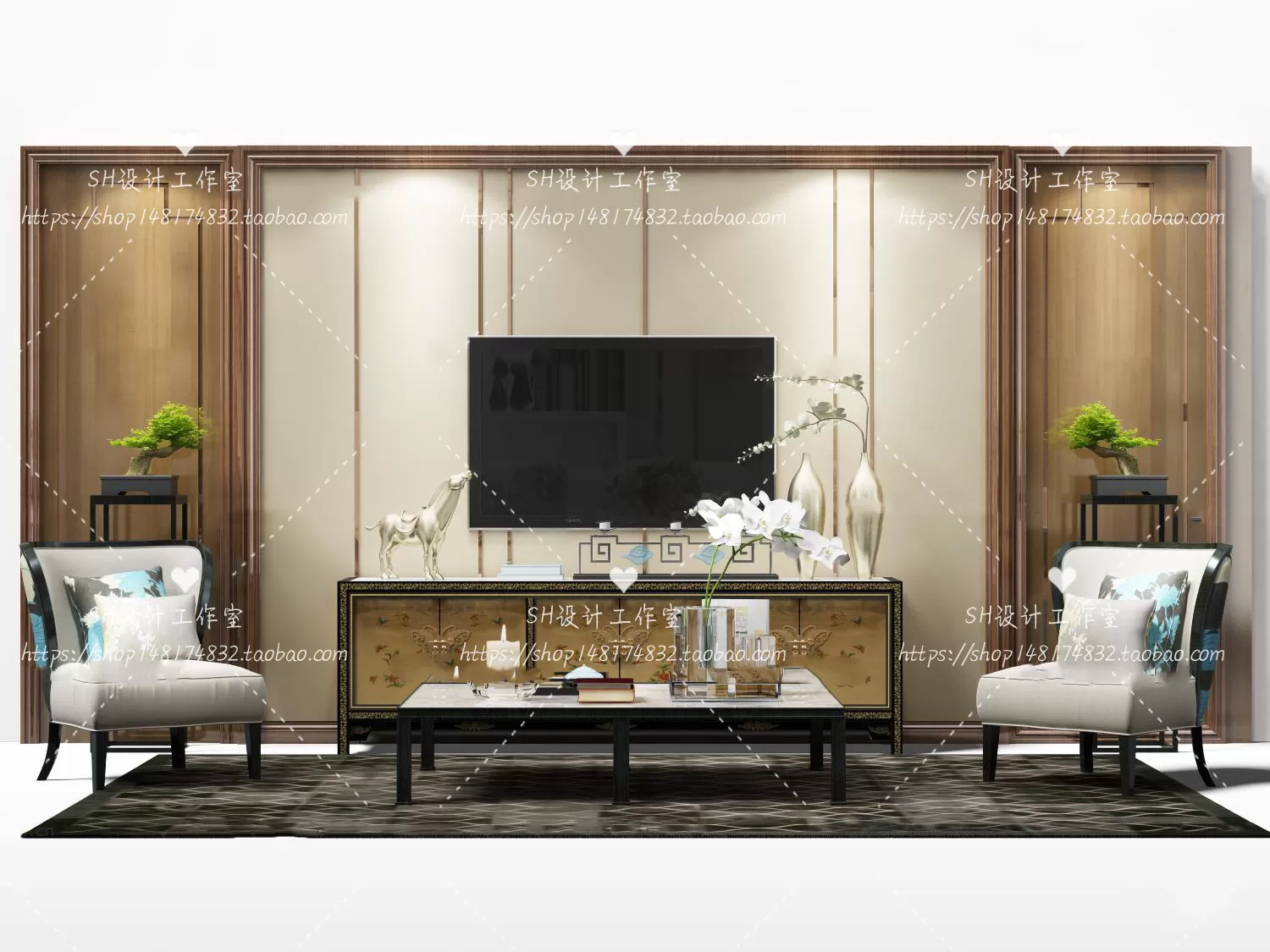 TV Cabinets – 3D Models – 0006