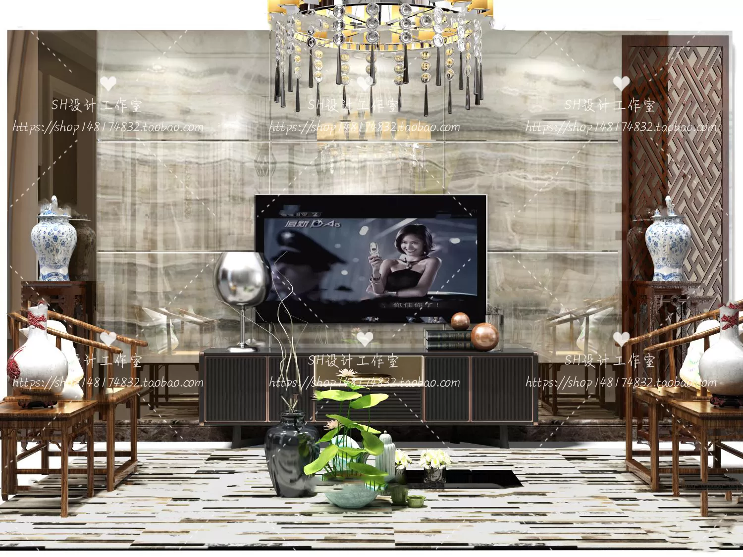 TV Cabinets – 3D Models – 0014