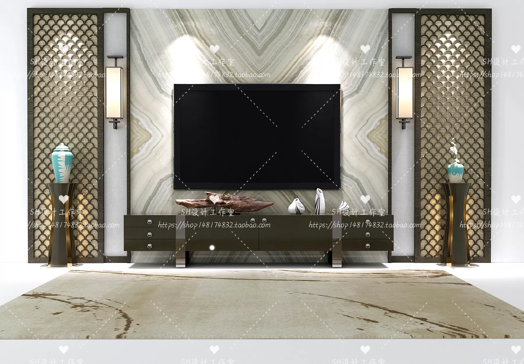 TV Cabinets – 3D Models – 0019