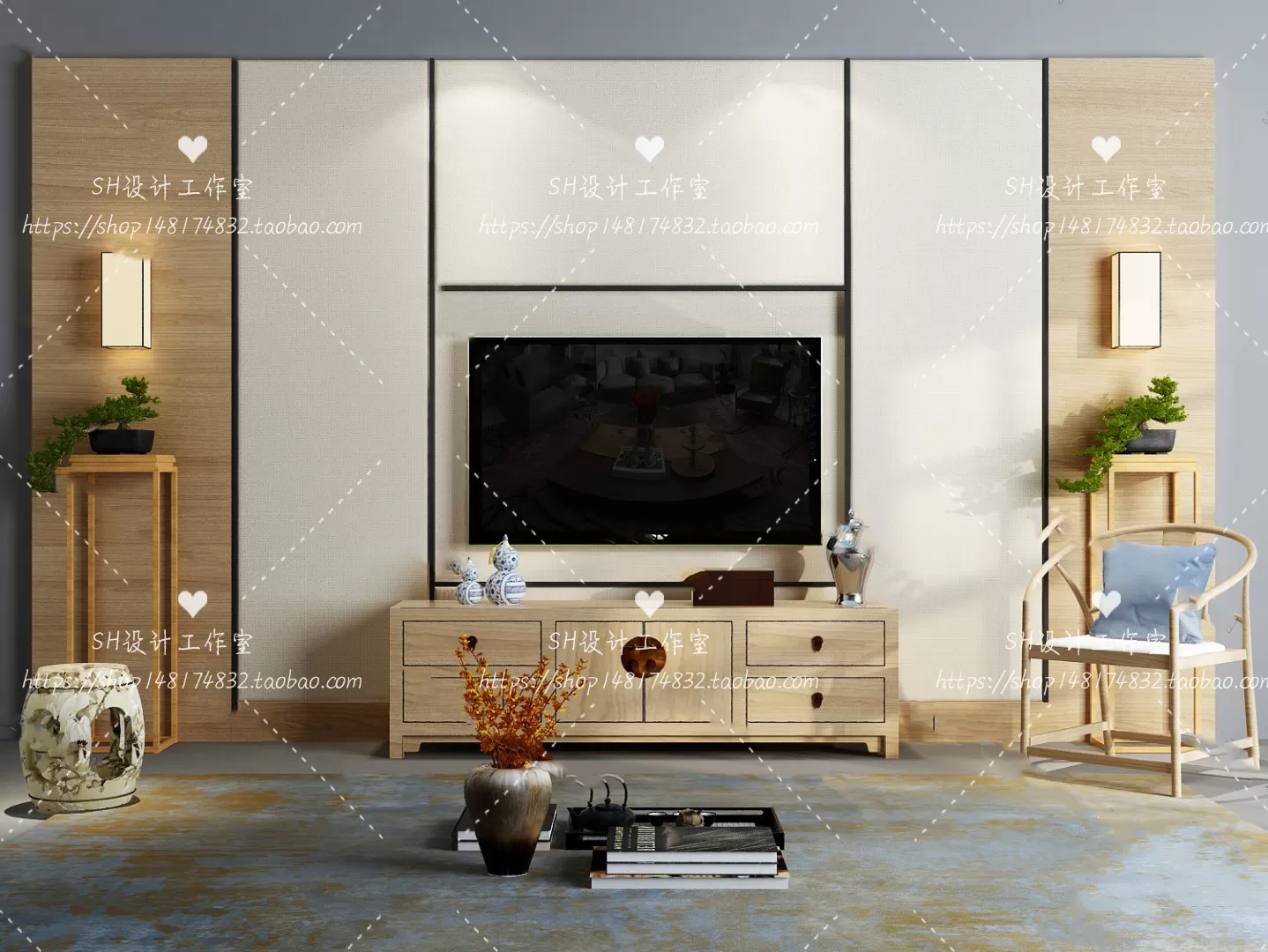 TV Cabinets – 3D Models – 0028