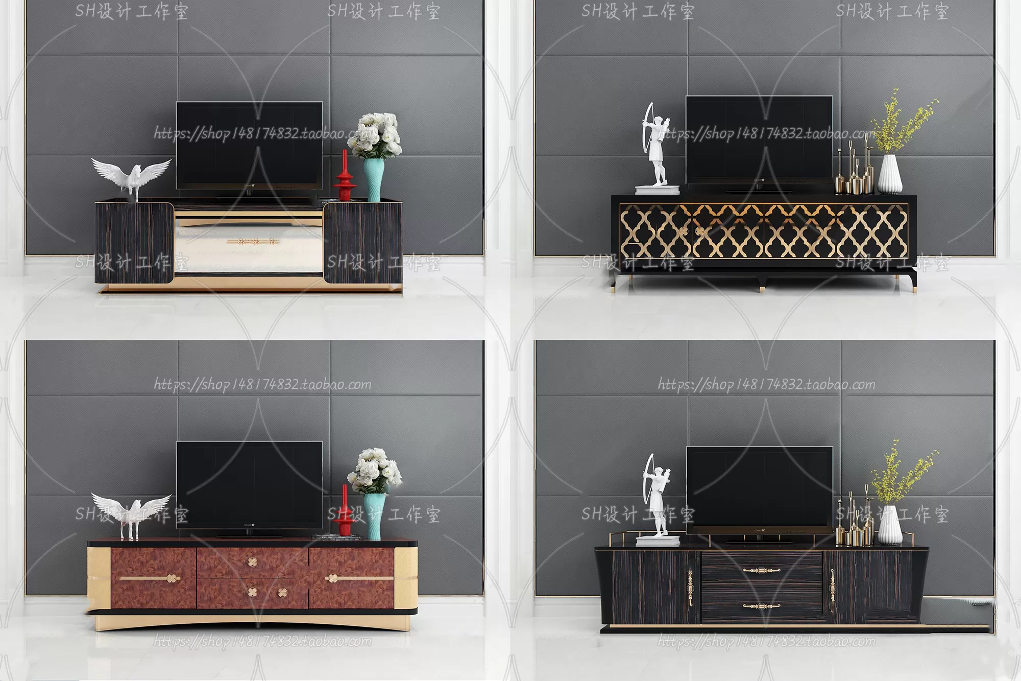 TV Cabinets – 3D Models – 0071