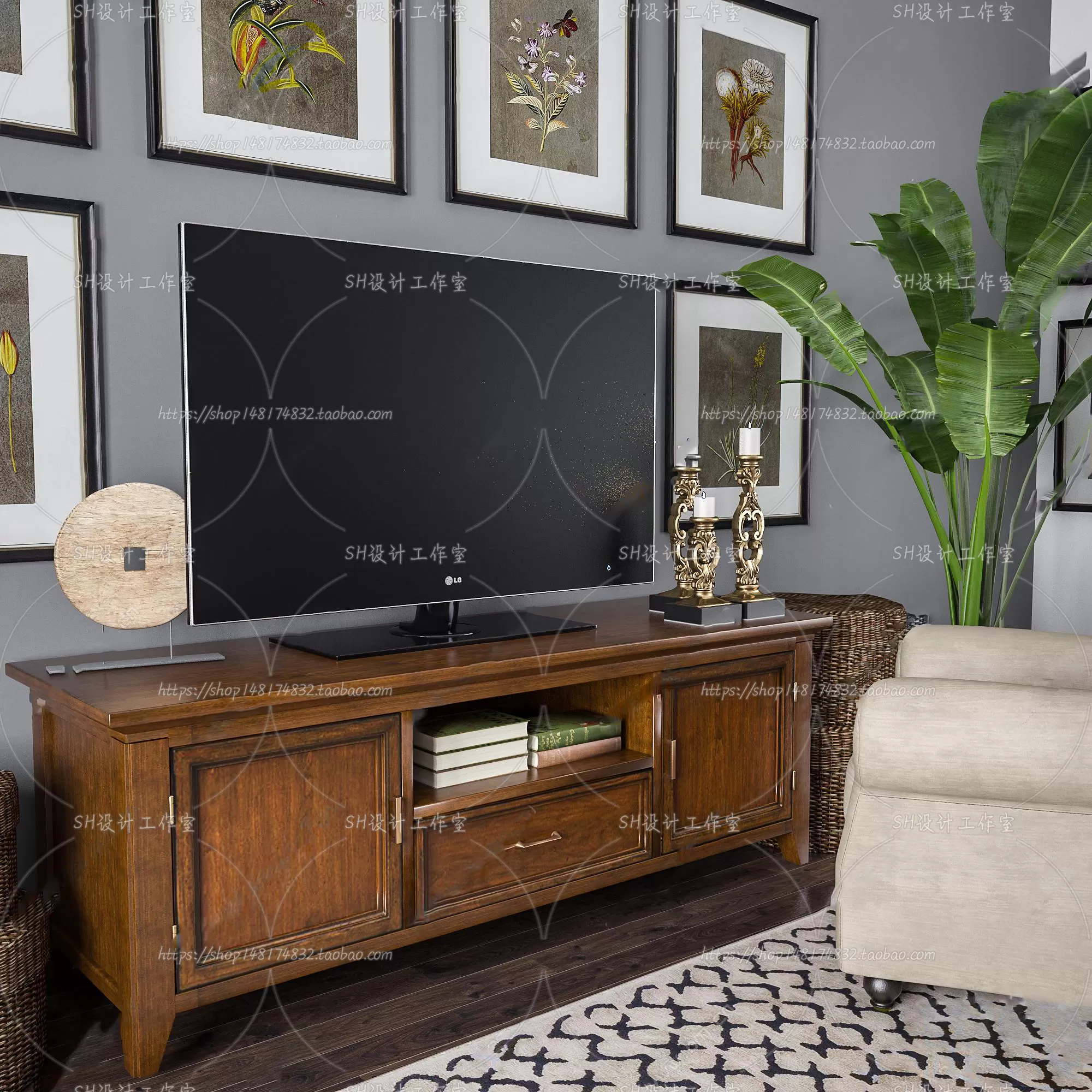 TV Cabinets – 3D Models – 0089