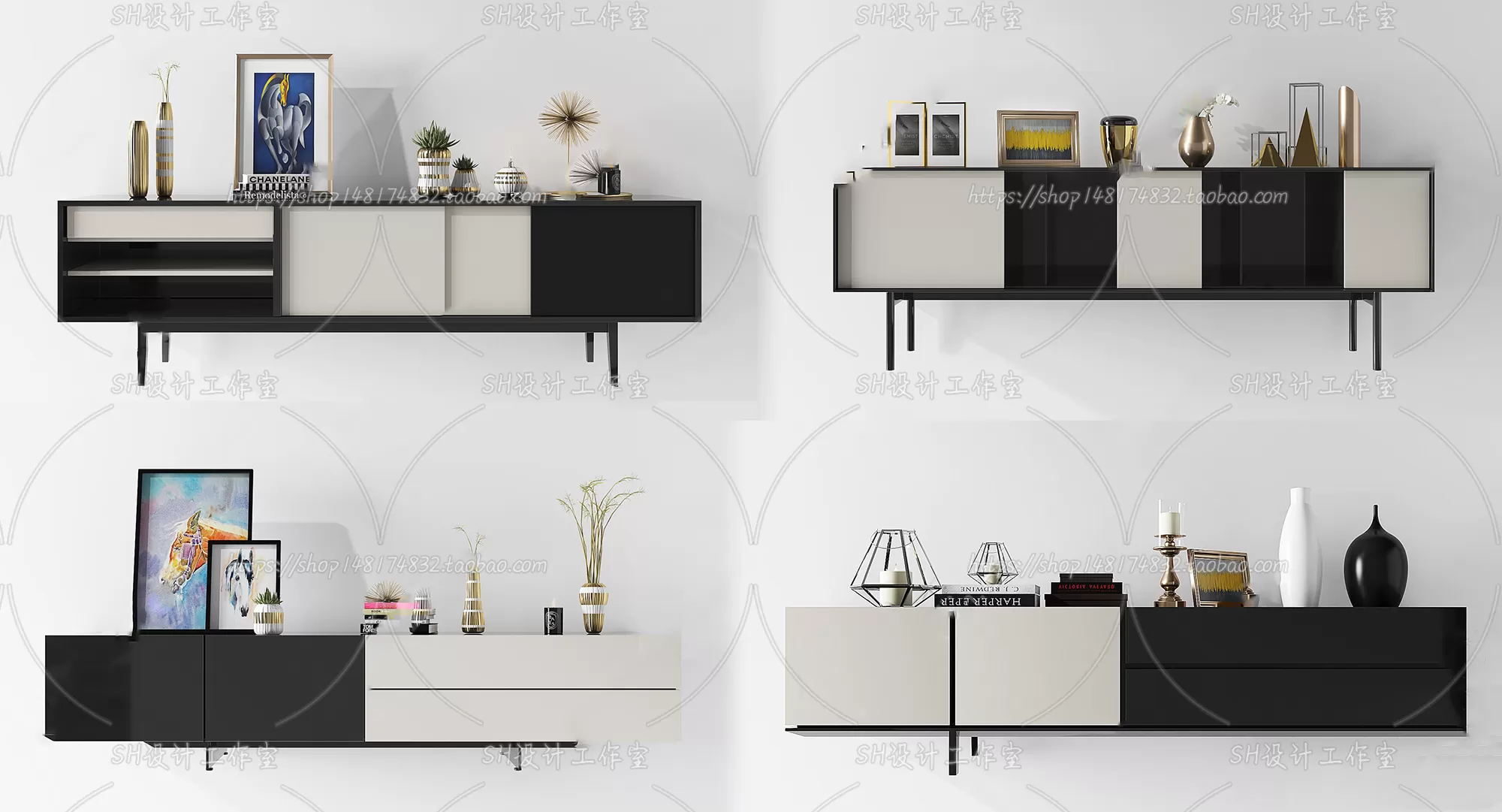 TV Cabinets – 3D Models – 0100