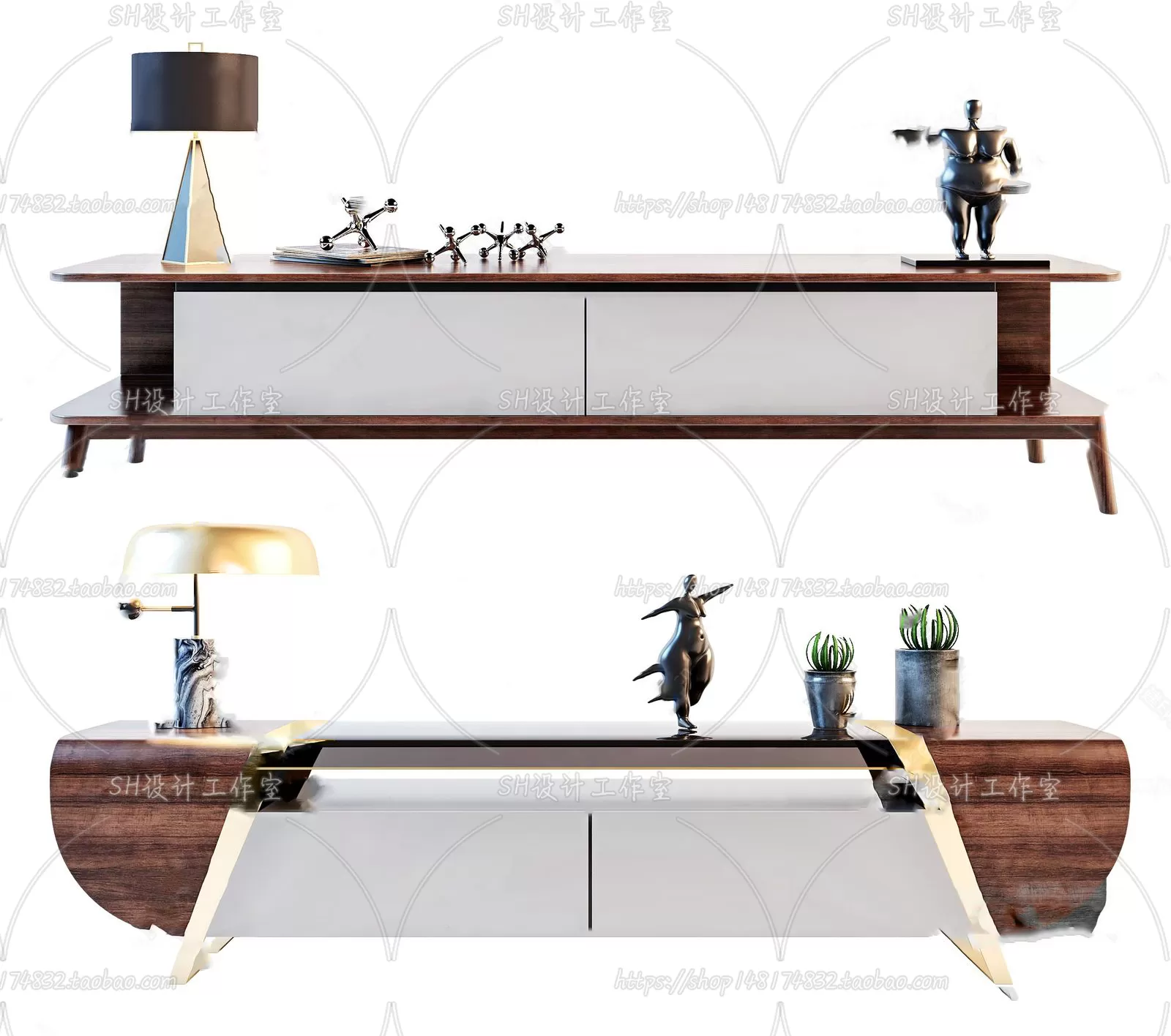 TV Cabinets – 3D Models – 0104