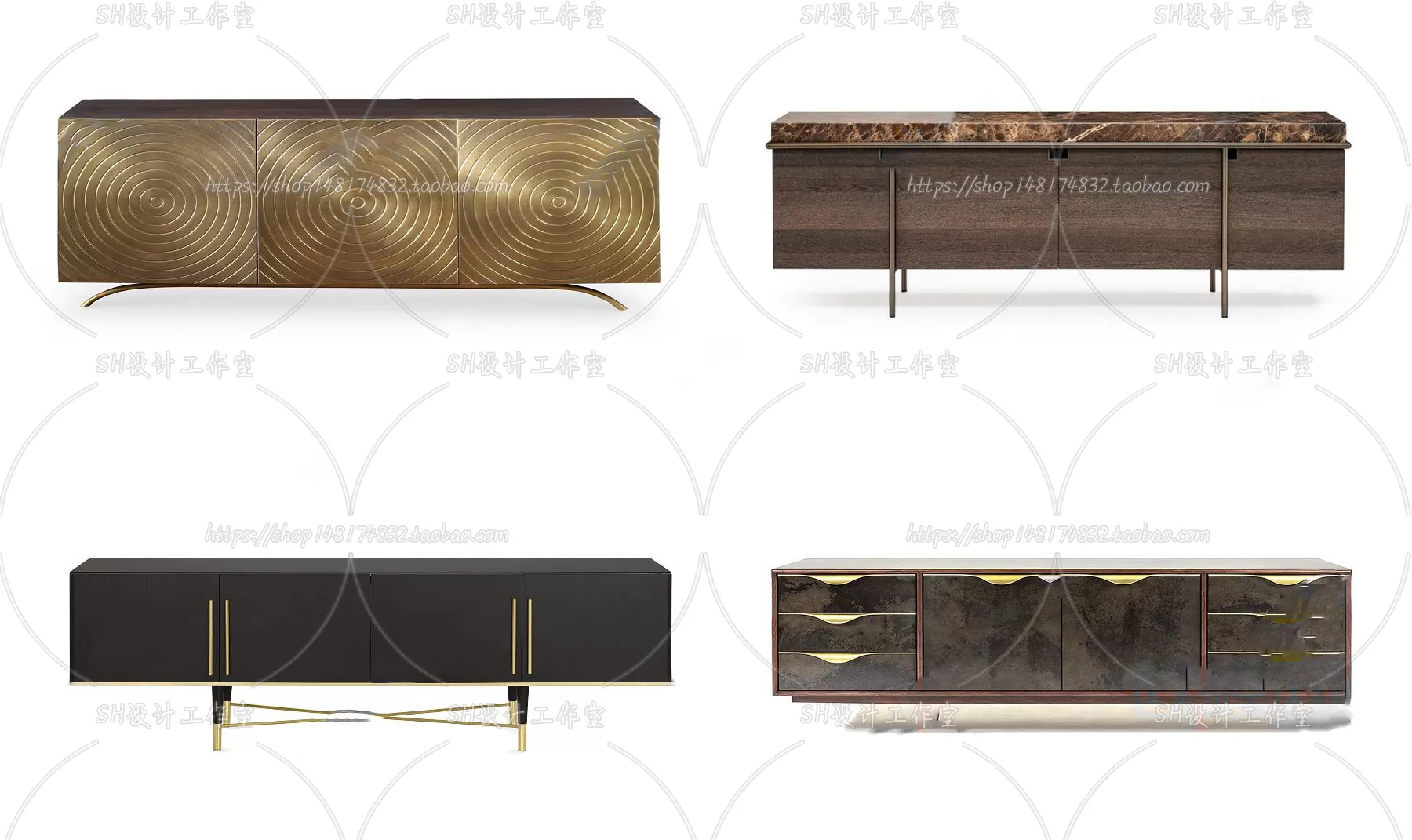 TV Cabinets – 3D Models – 0111