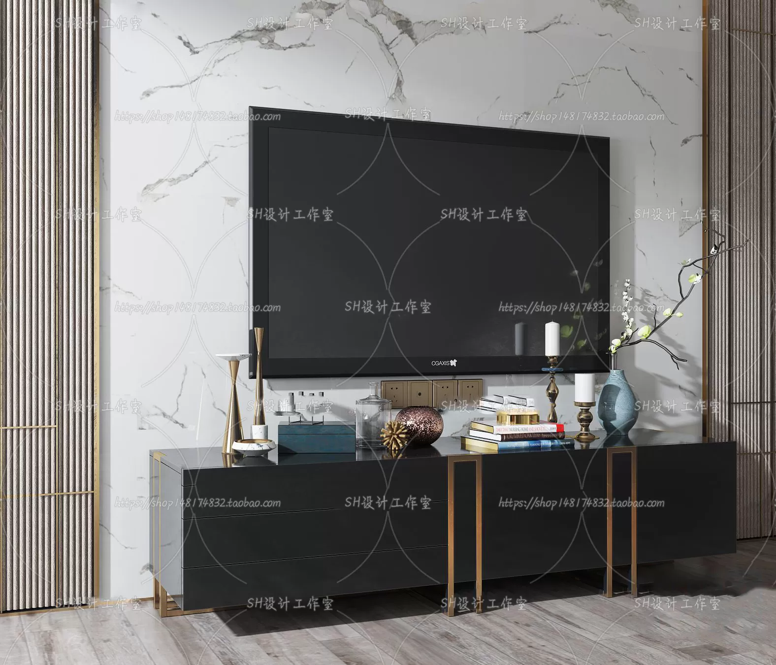 TV Cabinets – 3D Models – 0114