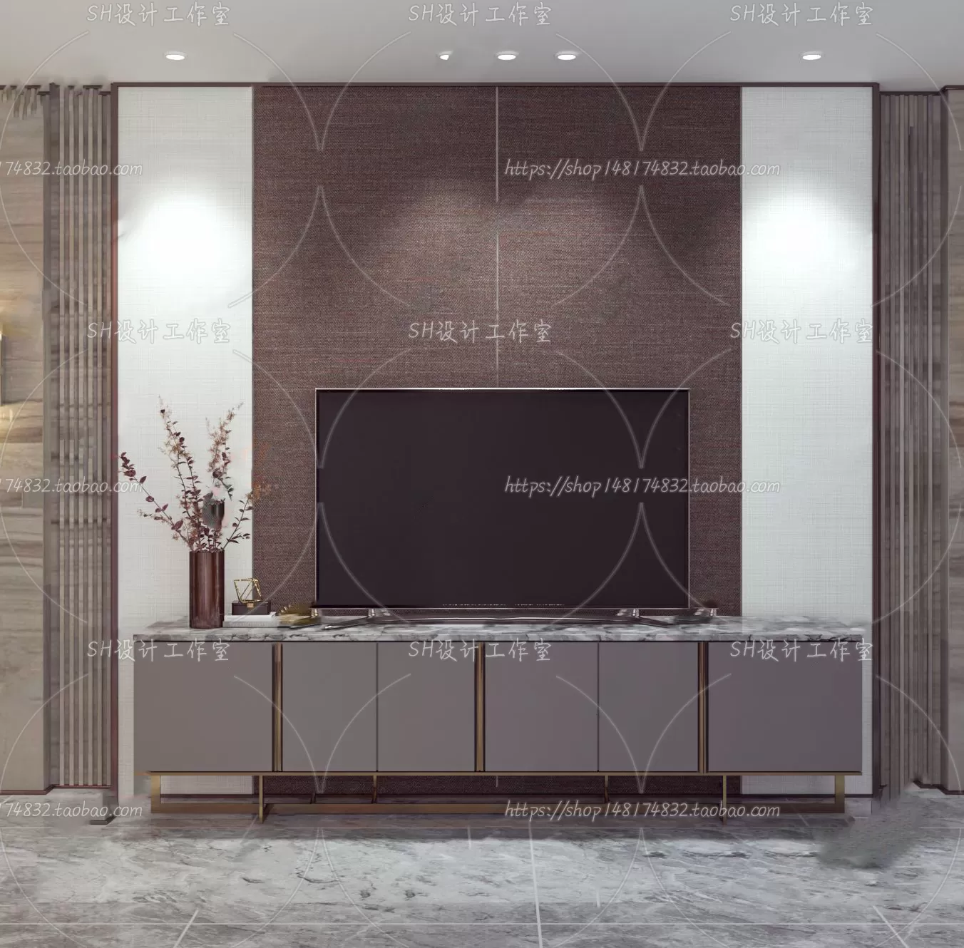 TV Cabinets – 3D Models – 0125