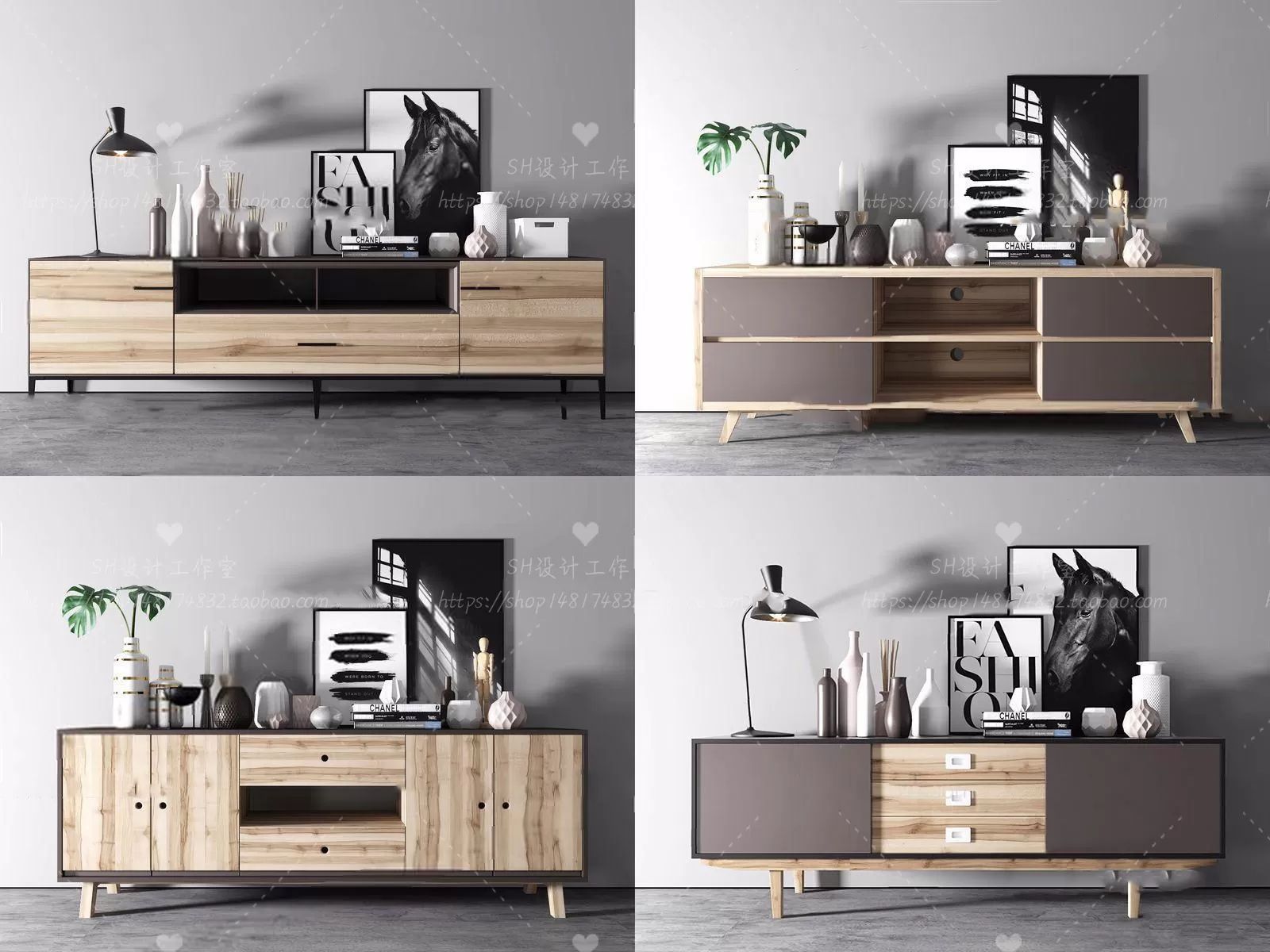 TV Cabinets – 3D Models – 0137