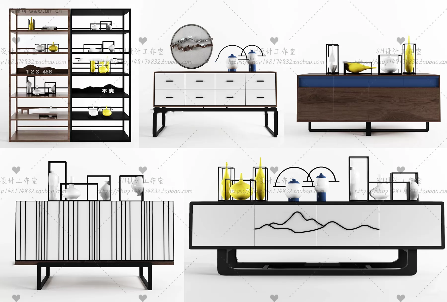 TV Cabinets – 3D Models – 0146