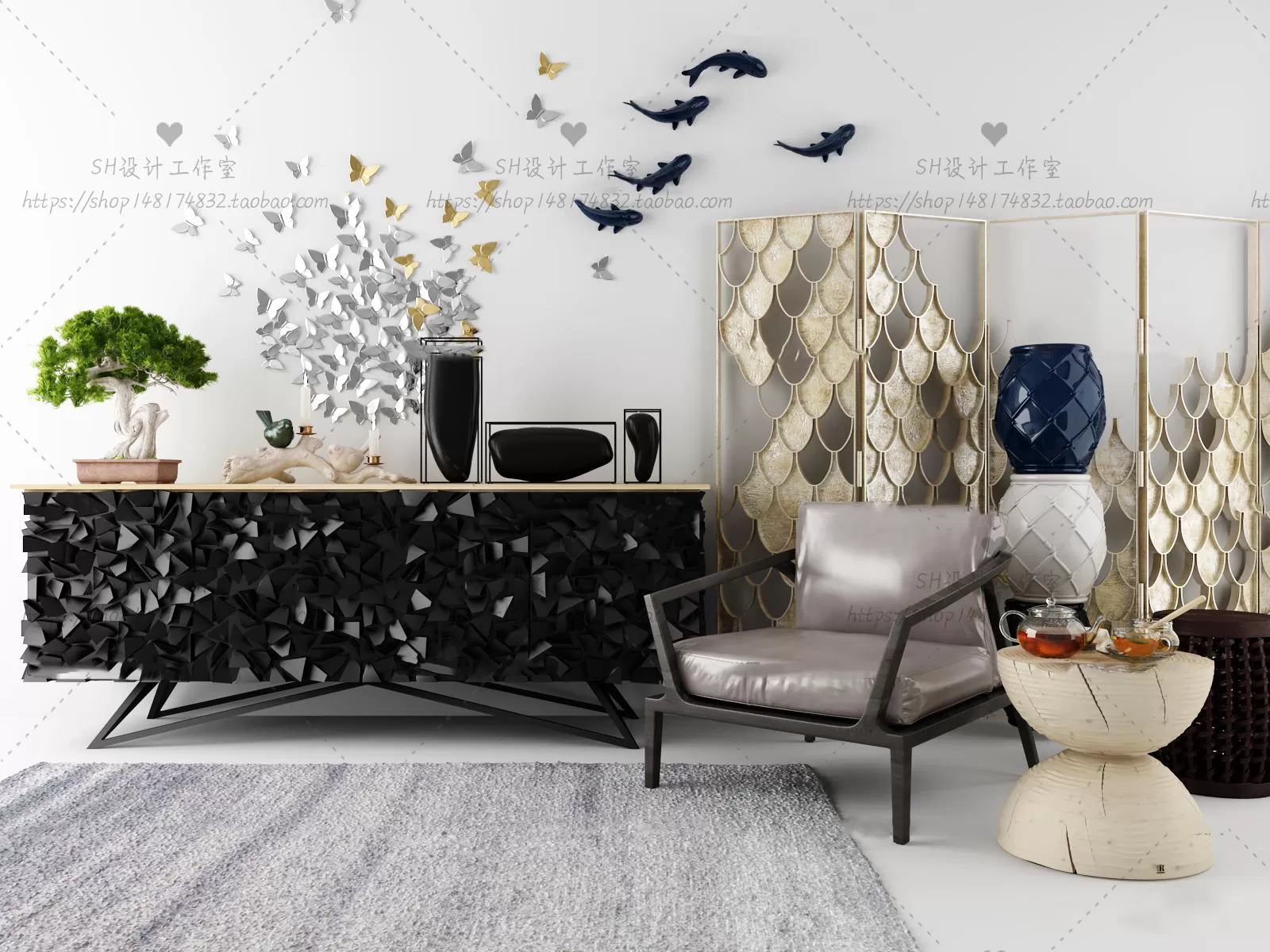 TV Cabinets – 3D Models – 0164