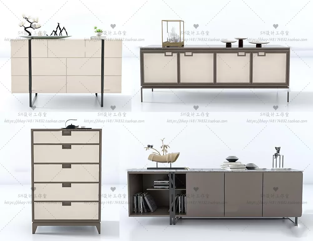 TV Cabinets – 3D Models – 0198