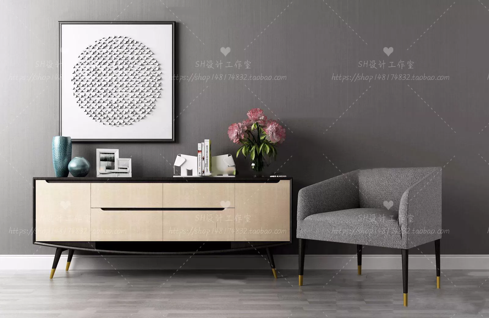 TV Cabinets – 3D Models – 0204