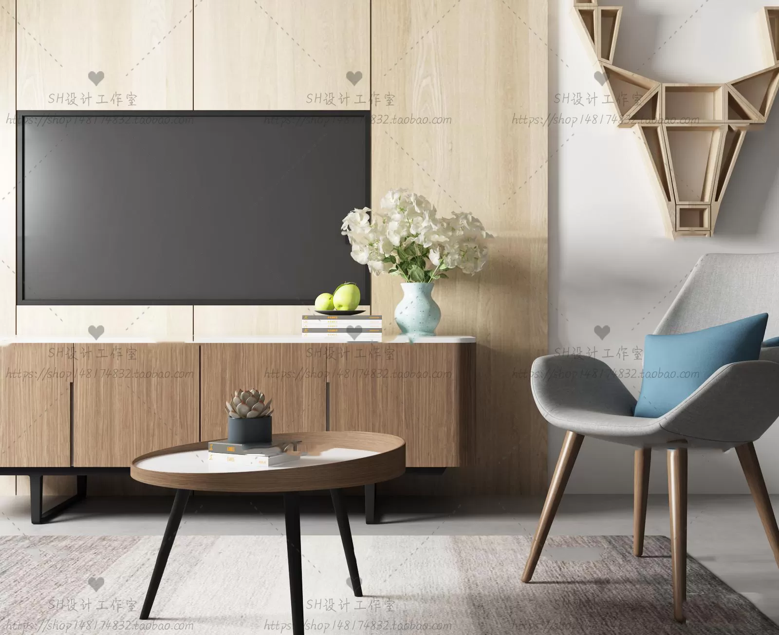 TV Cabinets – 3D Models – 0212