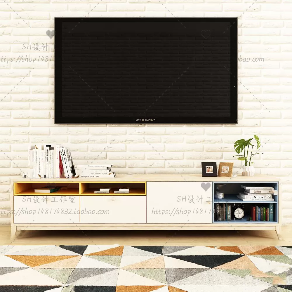 TV Cabinets – 3D Models – 0219