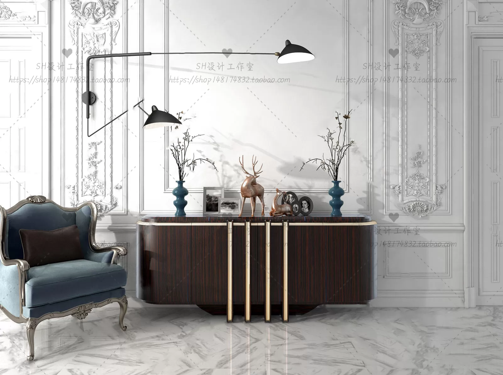 TV Cabinets – 3D Models – 0240