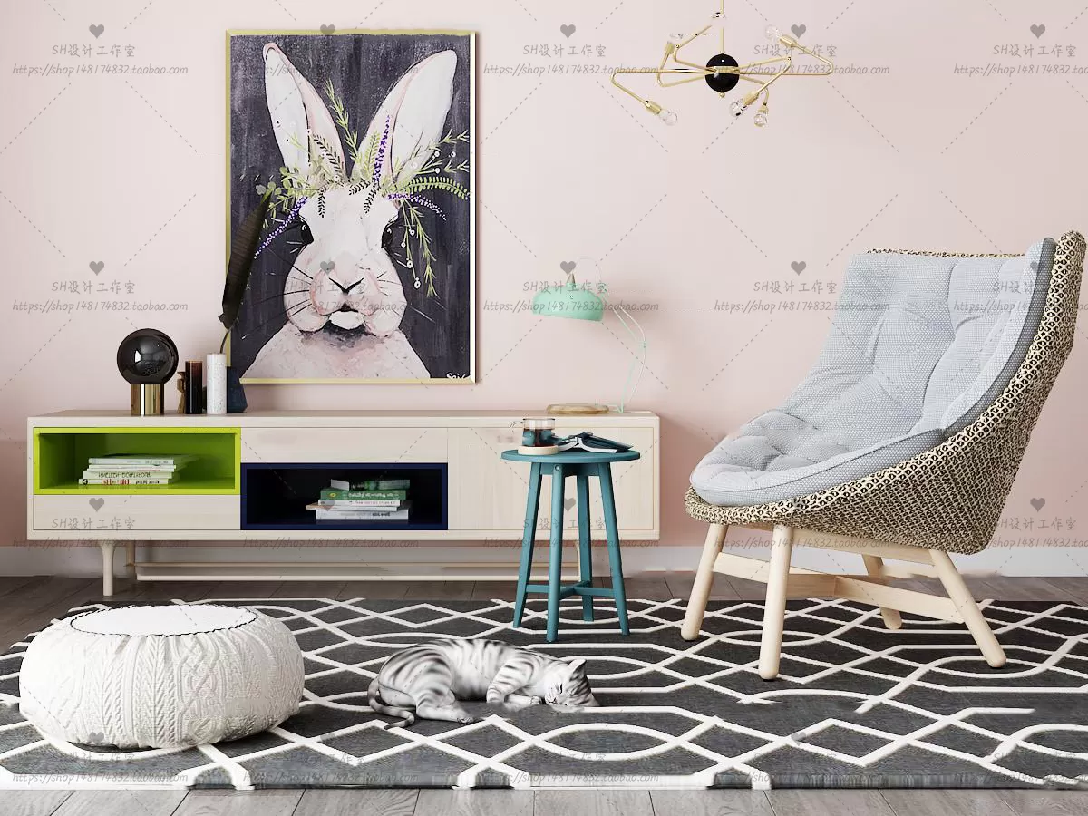 TV Cabinets – 3D Models – 0264