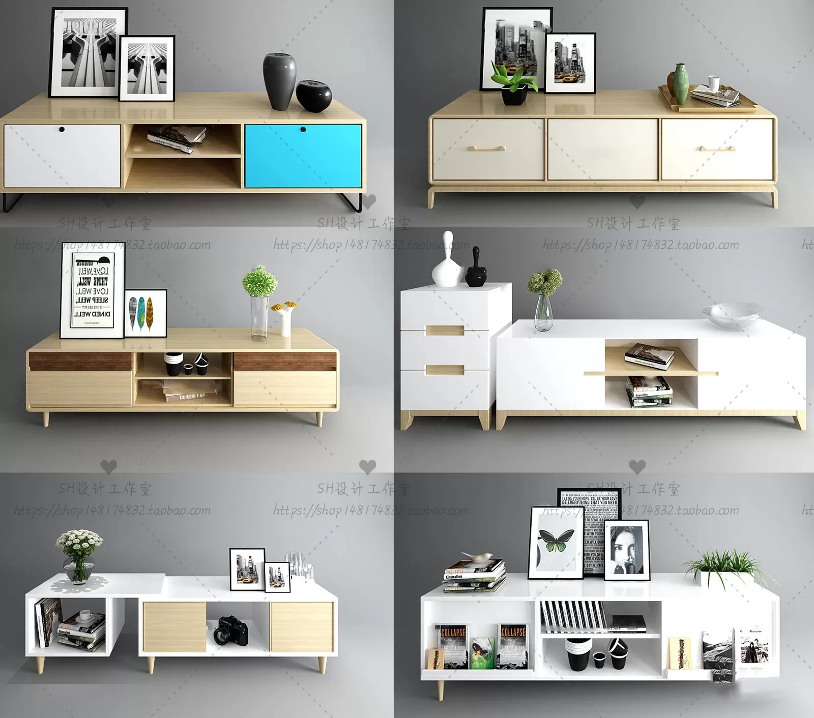 TV Cabinets – 3D Models – 0275