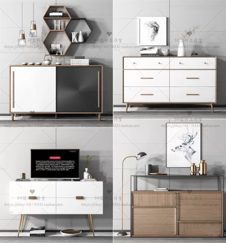 TV Cabinets – 3D Models – 0276