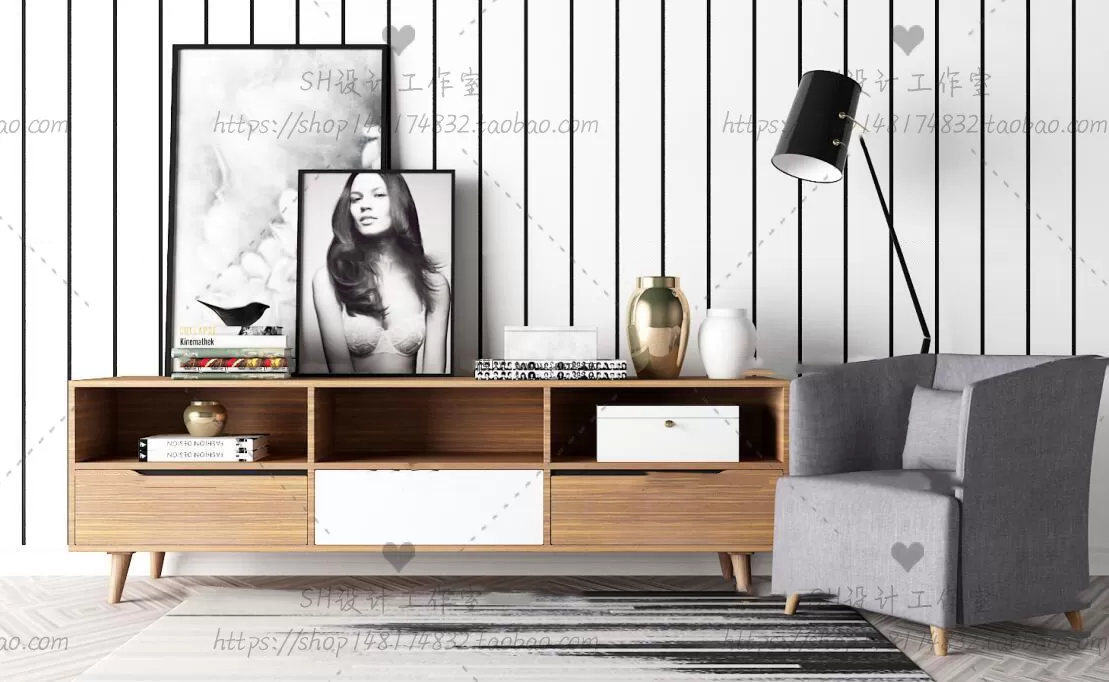 TV Cabinets – 3D Models – 0278