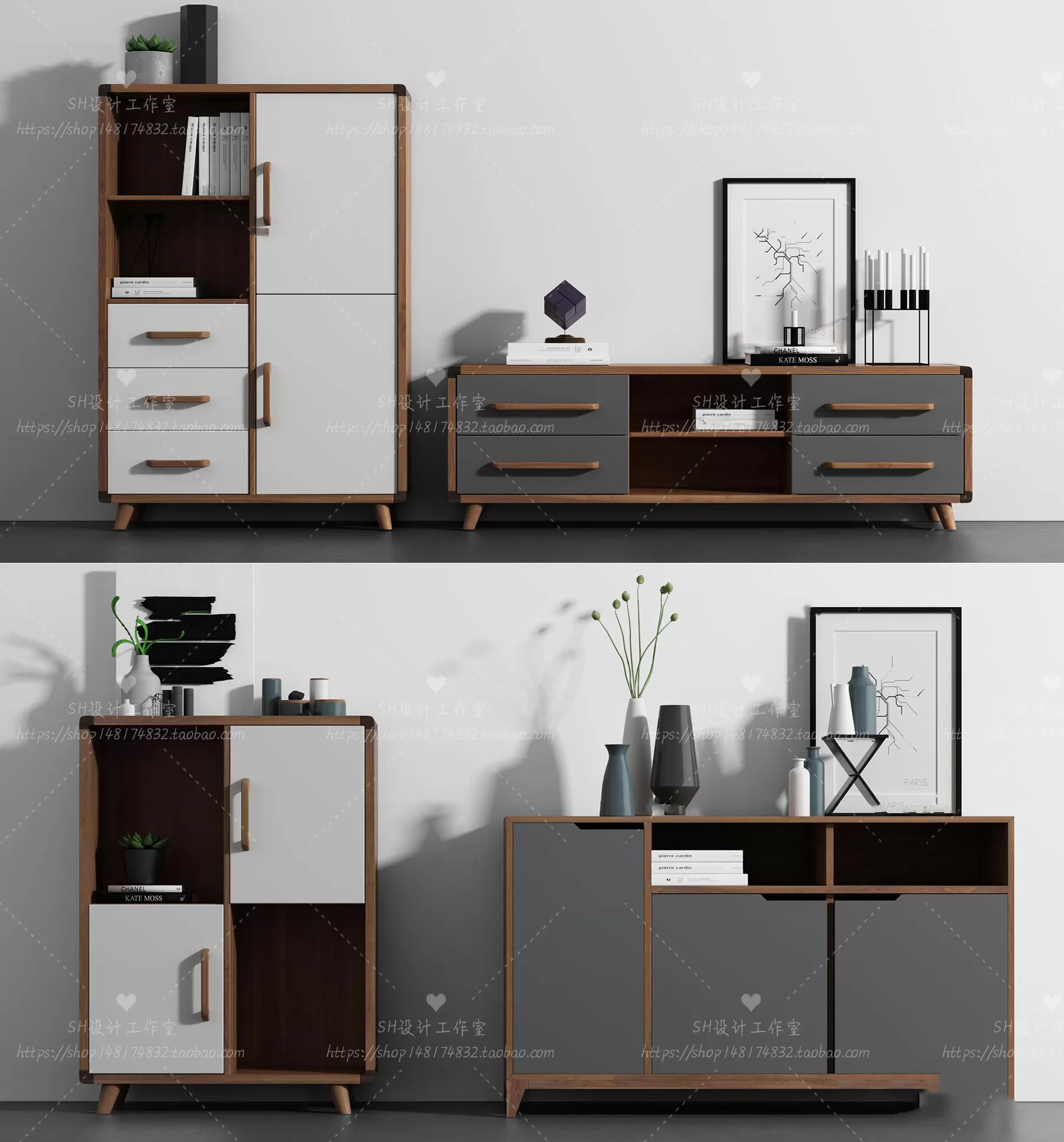 TV Cabinets – 3D Models – 0282