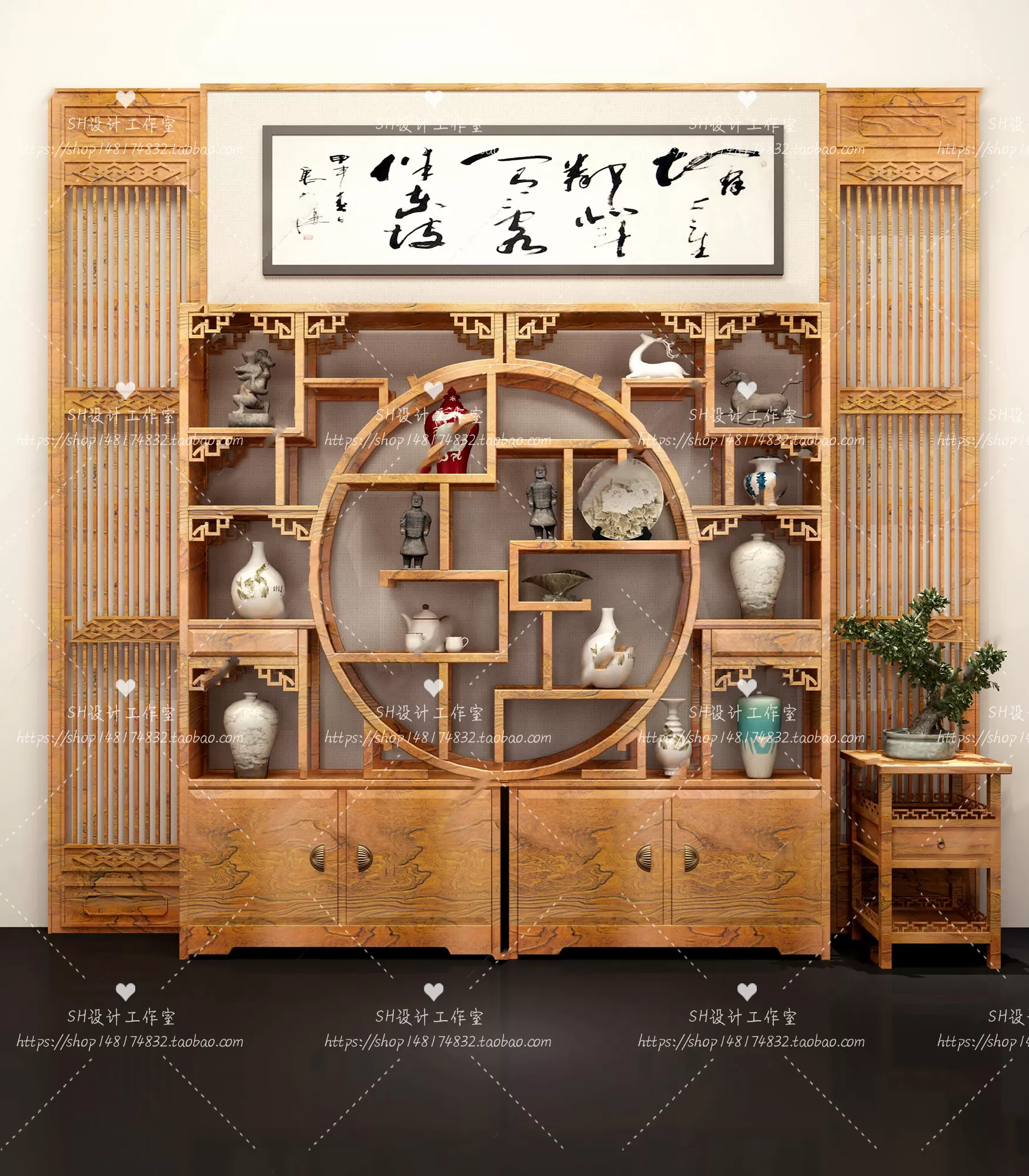 Decorative Cabinets – 3D Models – 0004