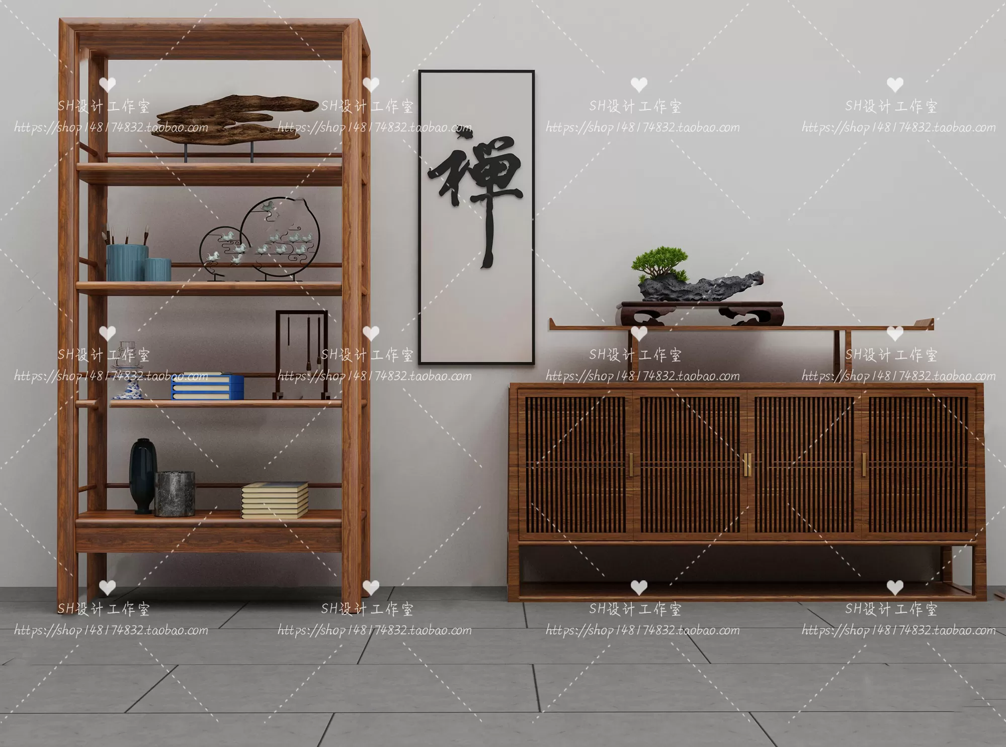 Decorative Cabinets – 3D Models – 0012