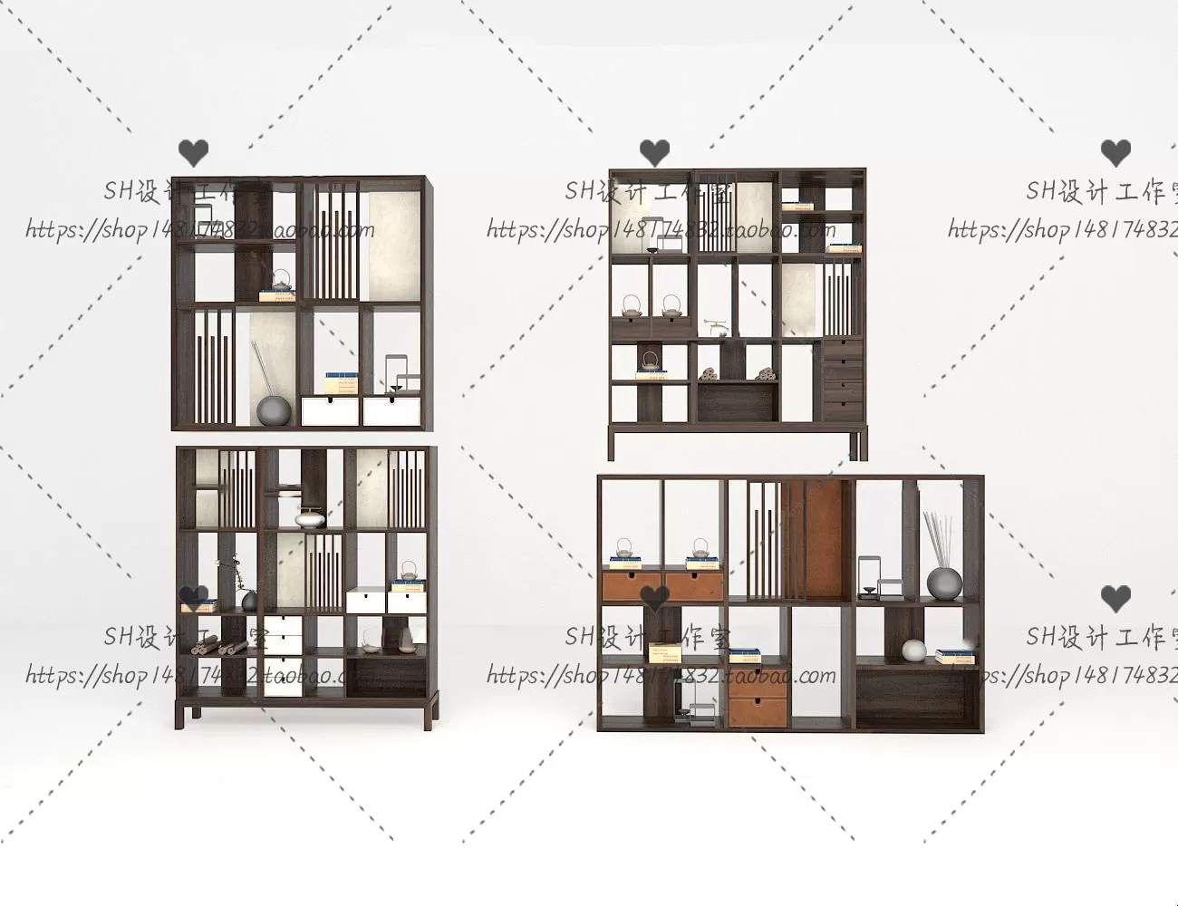 Decorative Cabinets – 3D Models – 0024