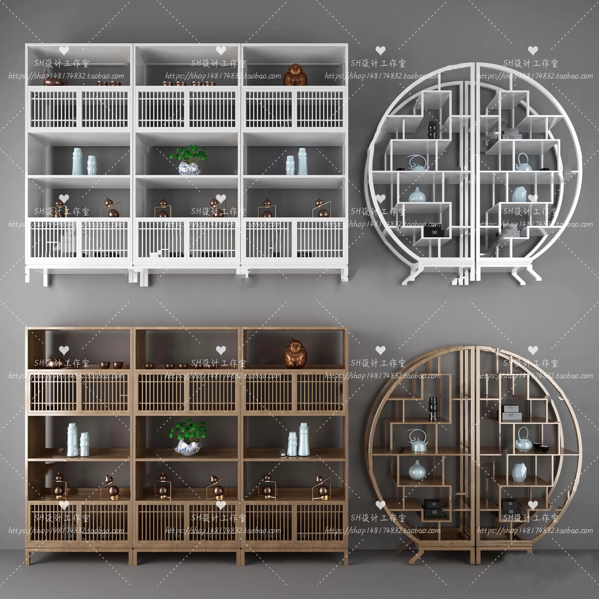 Decorative Cabinets – 3D Models – 0026