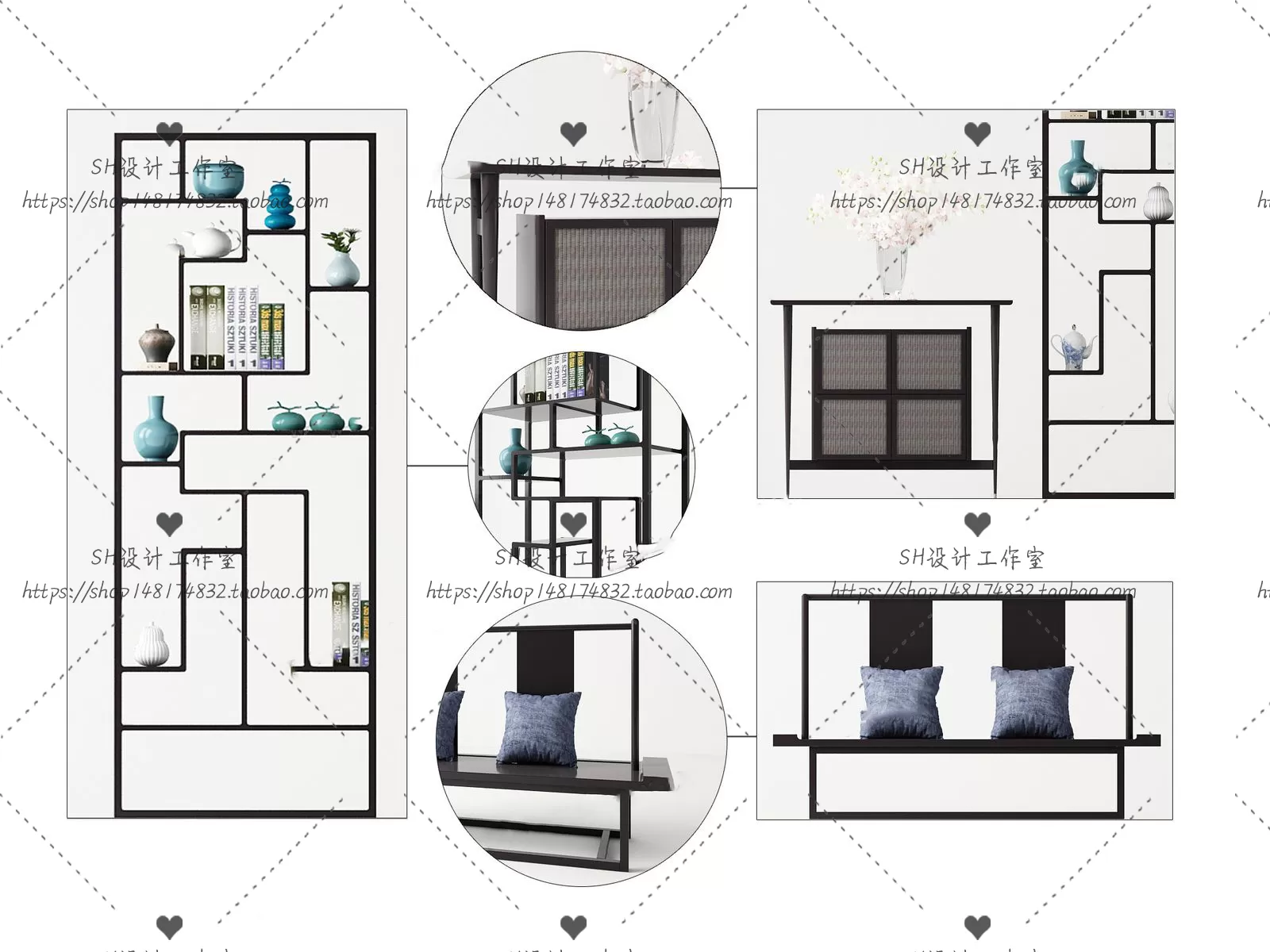 Decorative Cabinets – 3D Models – 0035