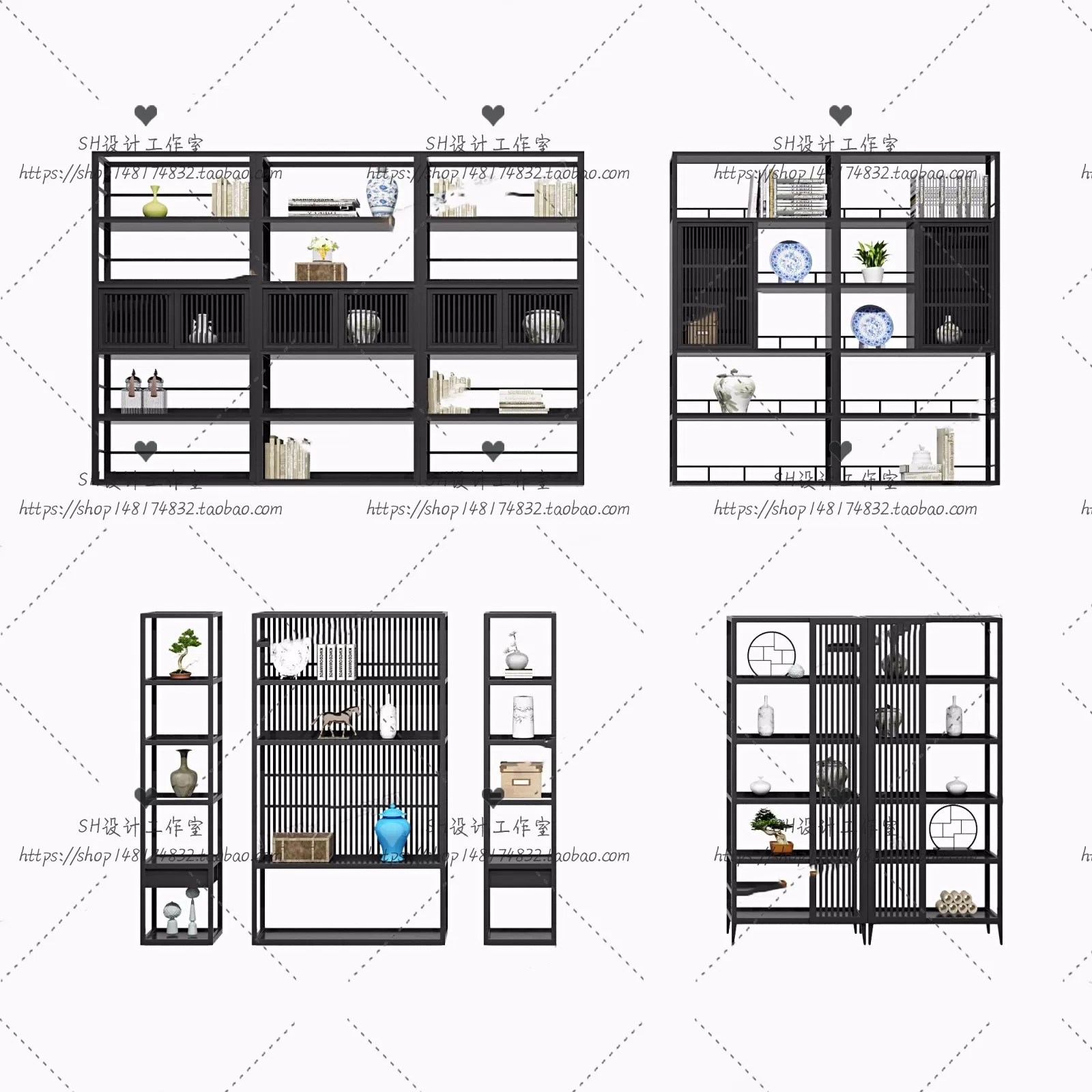 Decorative Cabinets – 3D Models – 0041