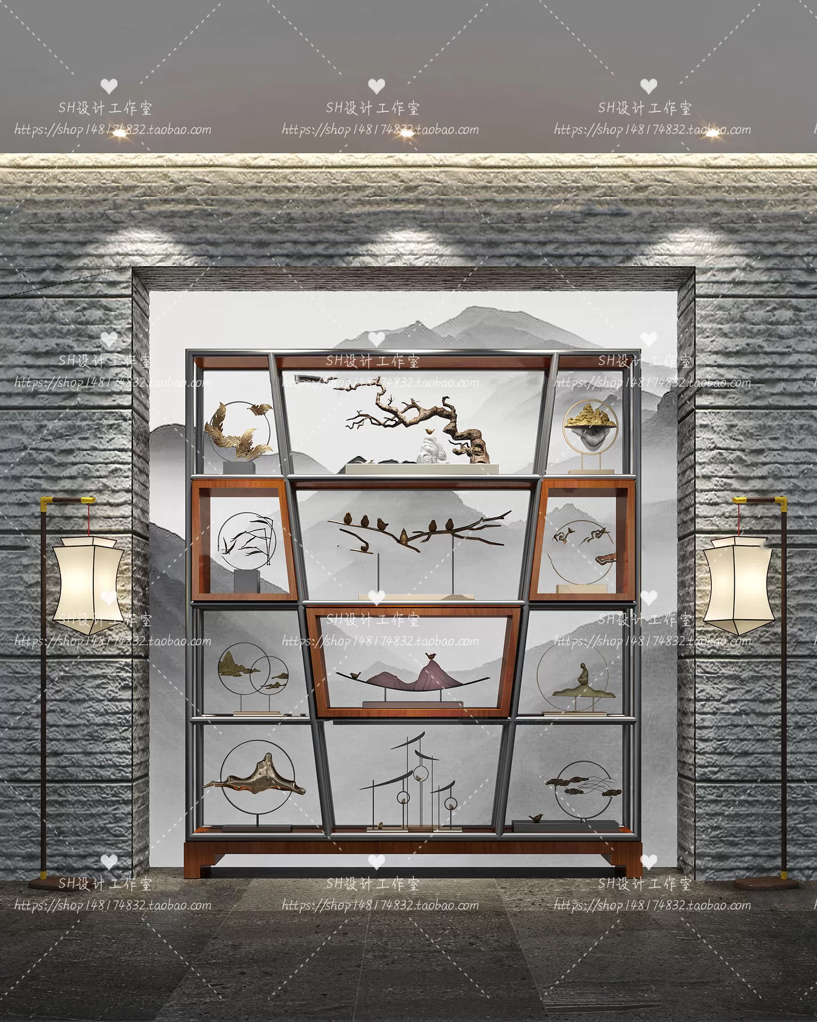Decorative Cabinets – 3D Models – 0052