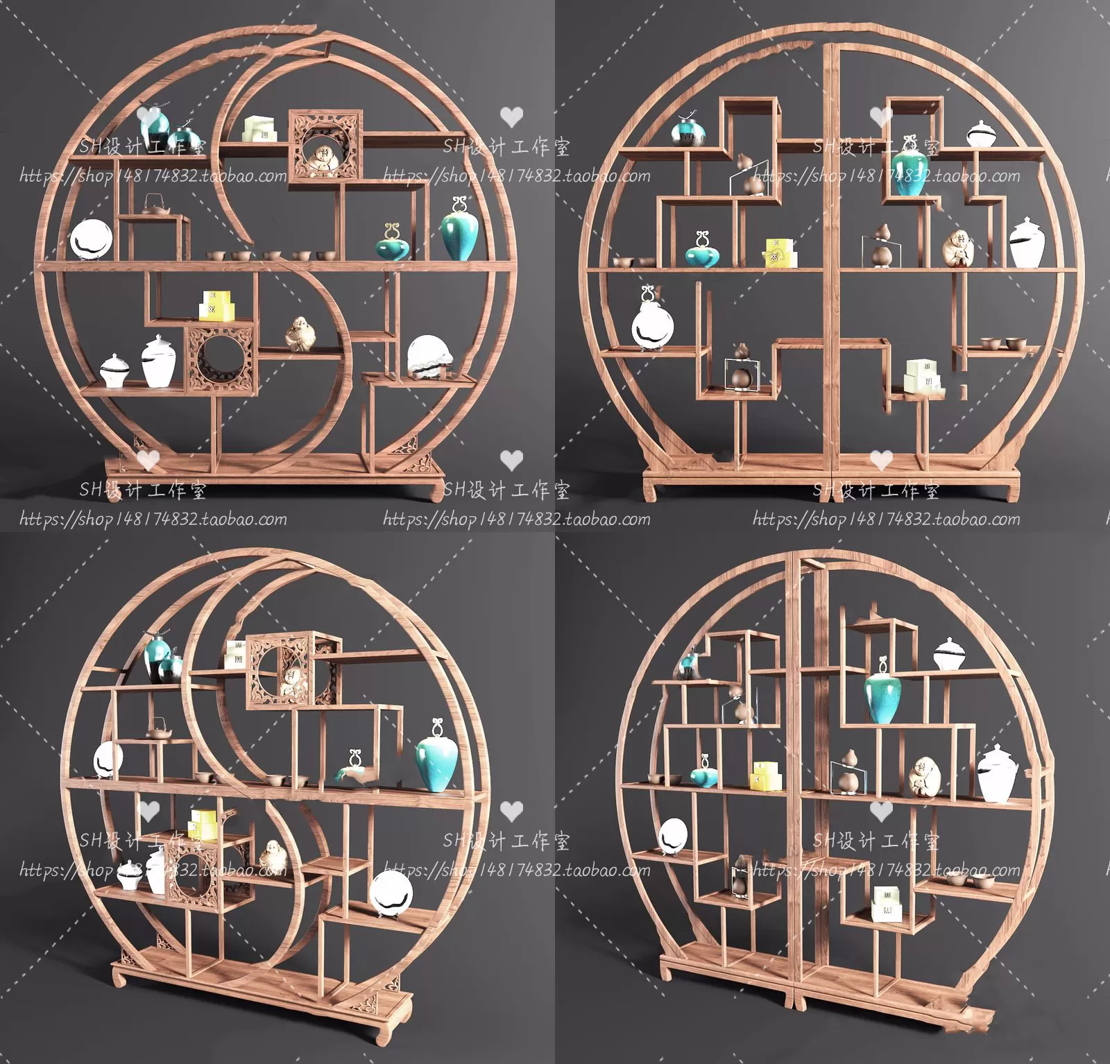 Decorative Cabinets – 3D Models – 0077