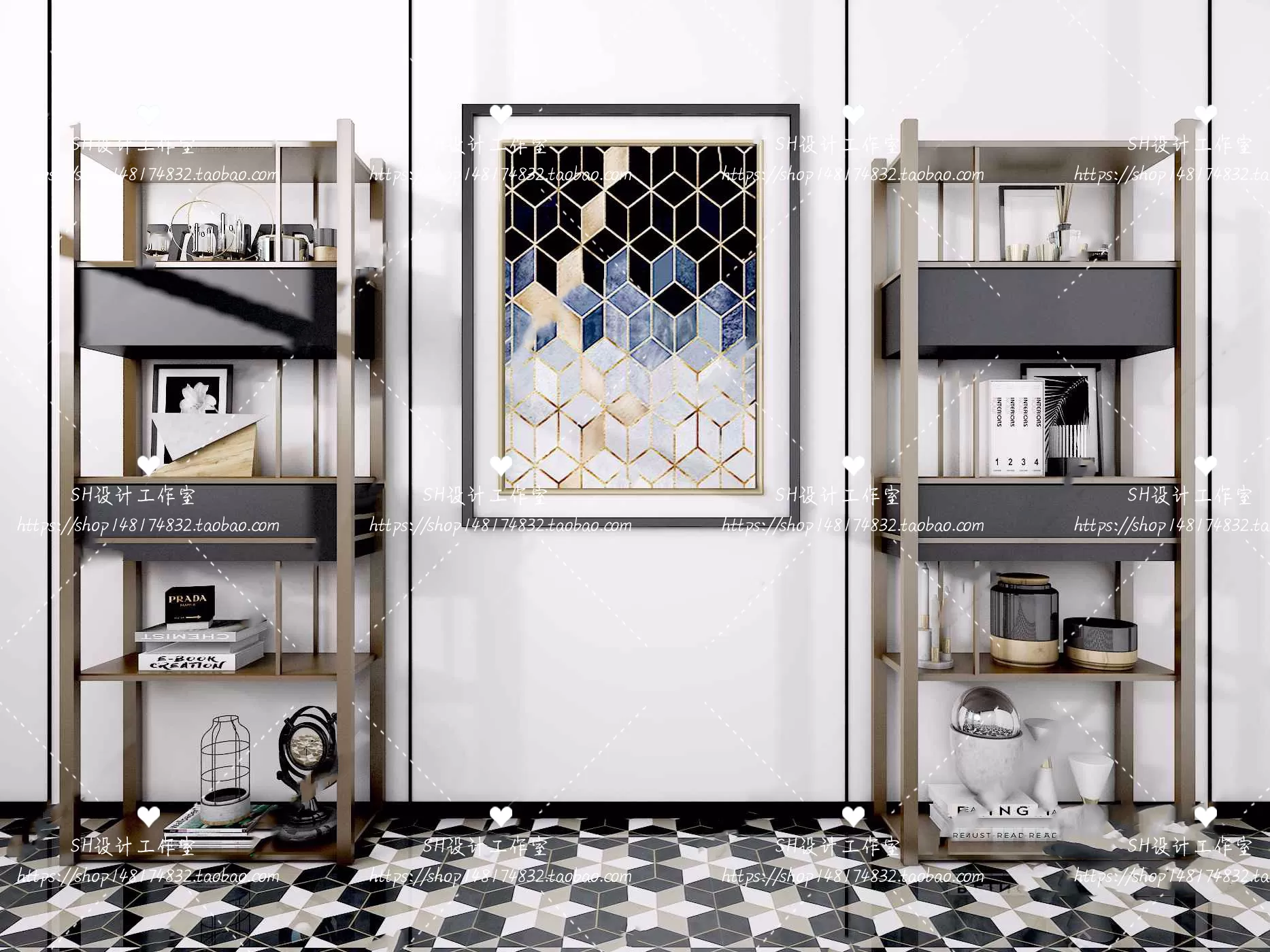 Decorative Cabinets – 3D Models – 0081