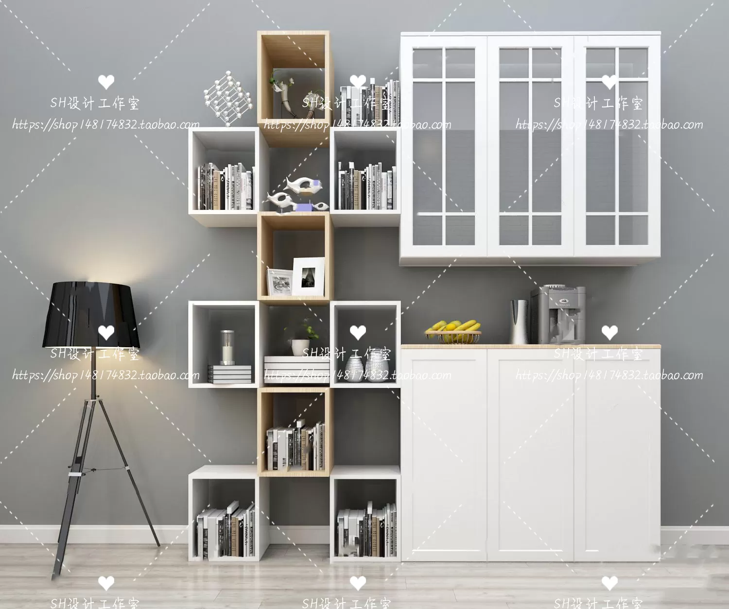 Decorative Cabinets – 3D Models – 0082