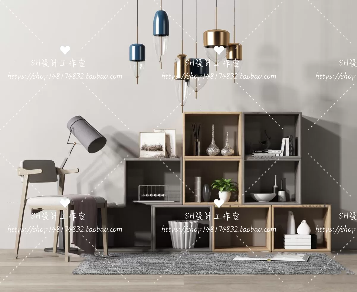 Decorative Cabinets – 3D Models – 0083