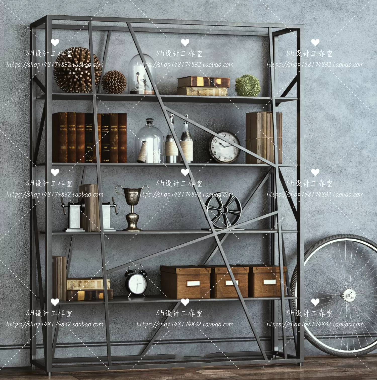 Decorative Cabinets – 3D Models – 0092