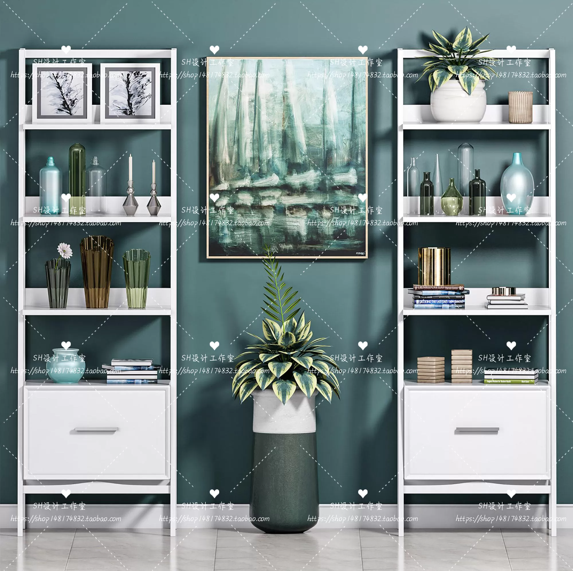 Decorative Cabinets – 3D Models – 0096