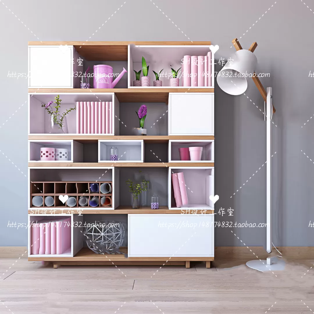 Decorative Cabinets – 3D Models – 0097