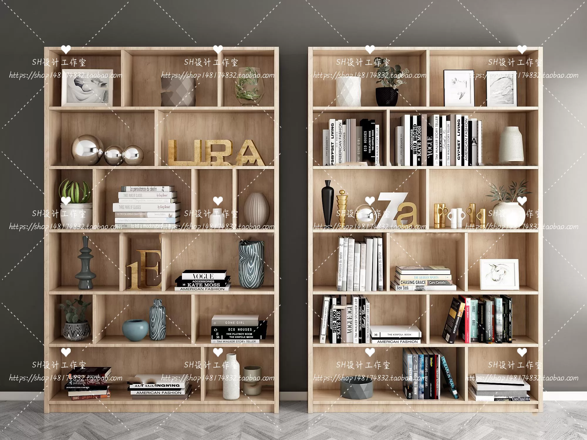 Decorative Cabinets – 3D Models – 0114