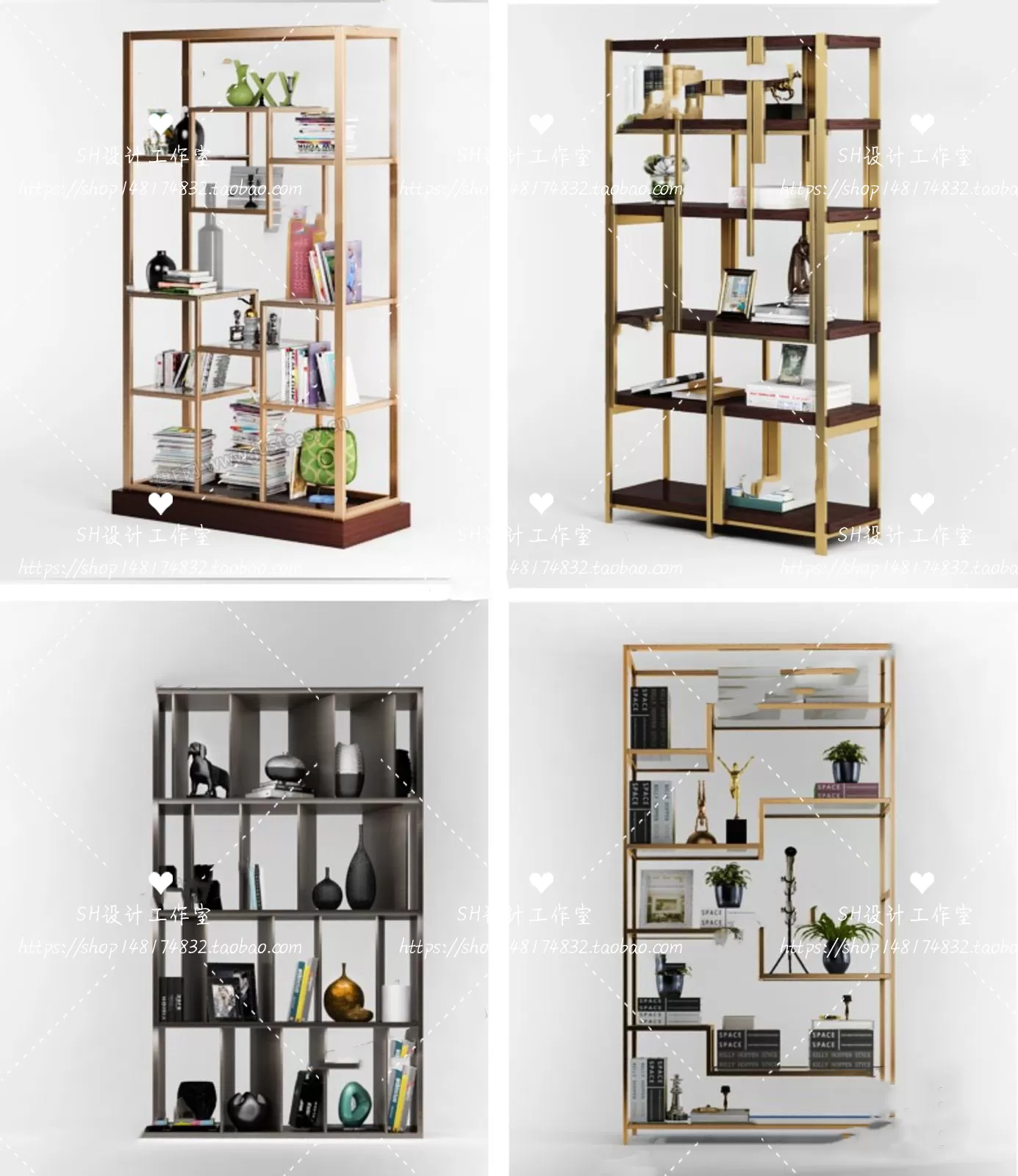 Decorative Cabinets – 3D Models – 0119