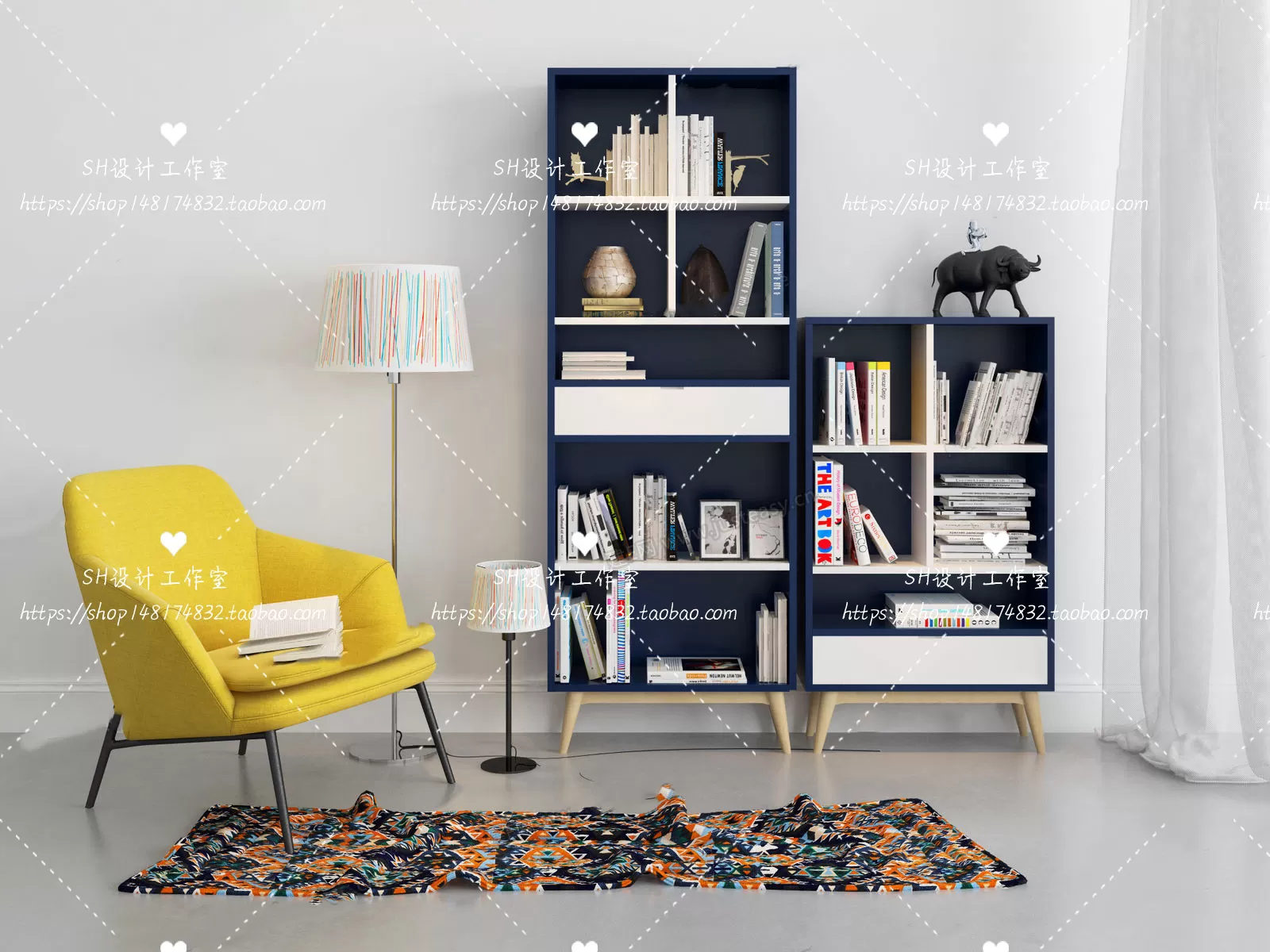 Decorative Cabinets – 3D Models – 0123 Decorative Cabinets – 3D Models – 0123